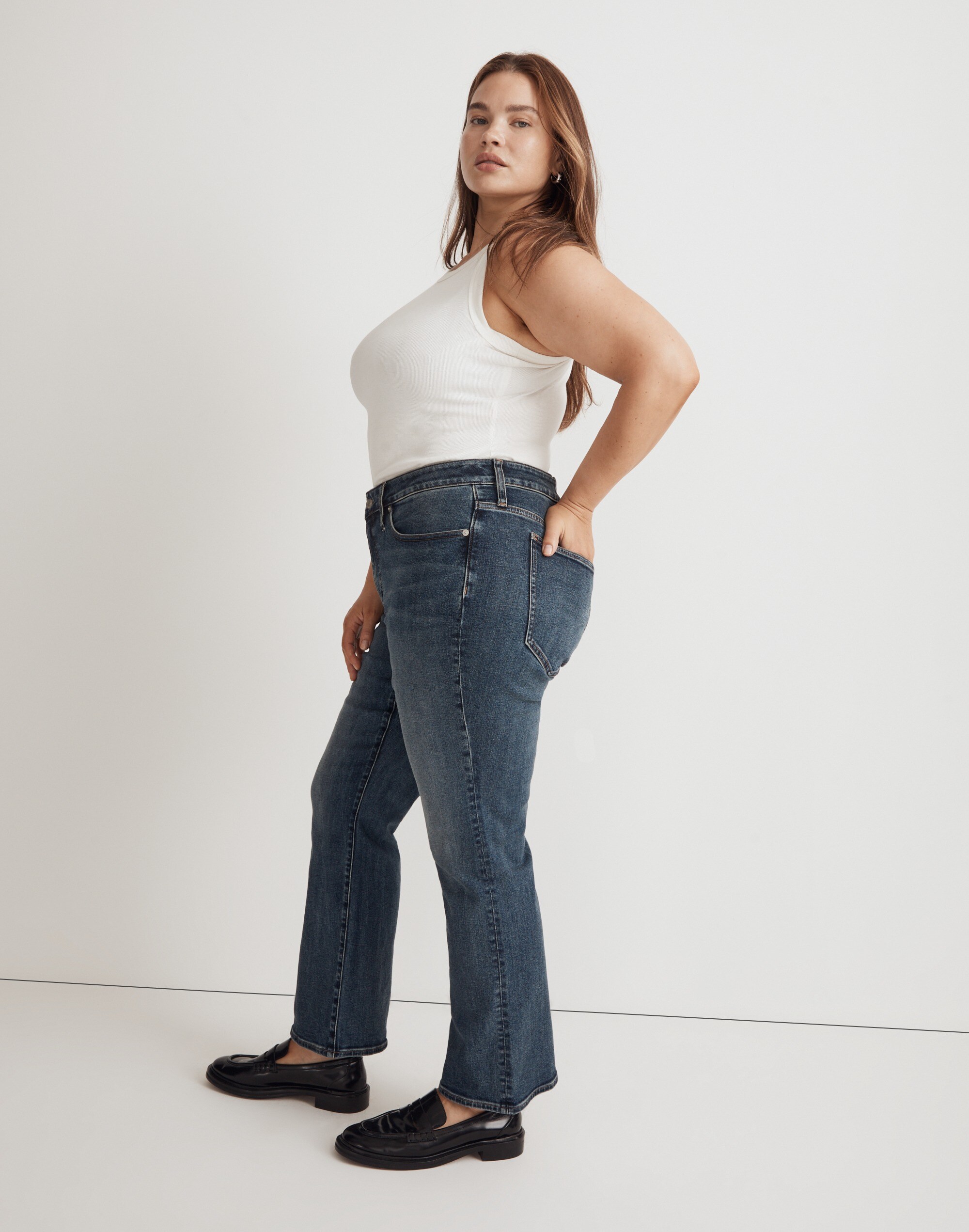 Plus Kick Out Crop Jeans