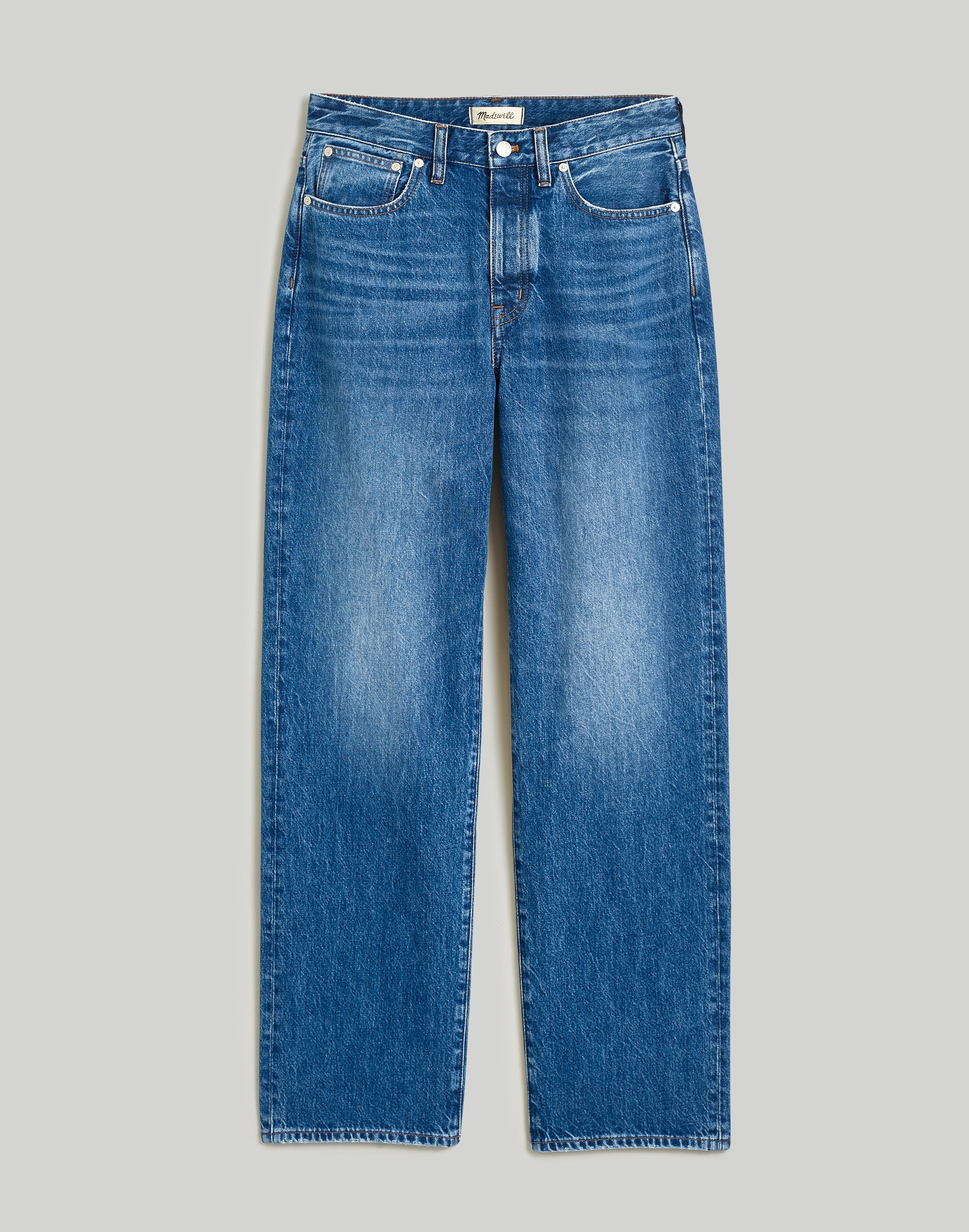 plus curvy low-slung straight jeans in palmina wash