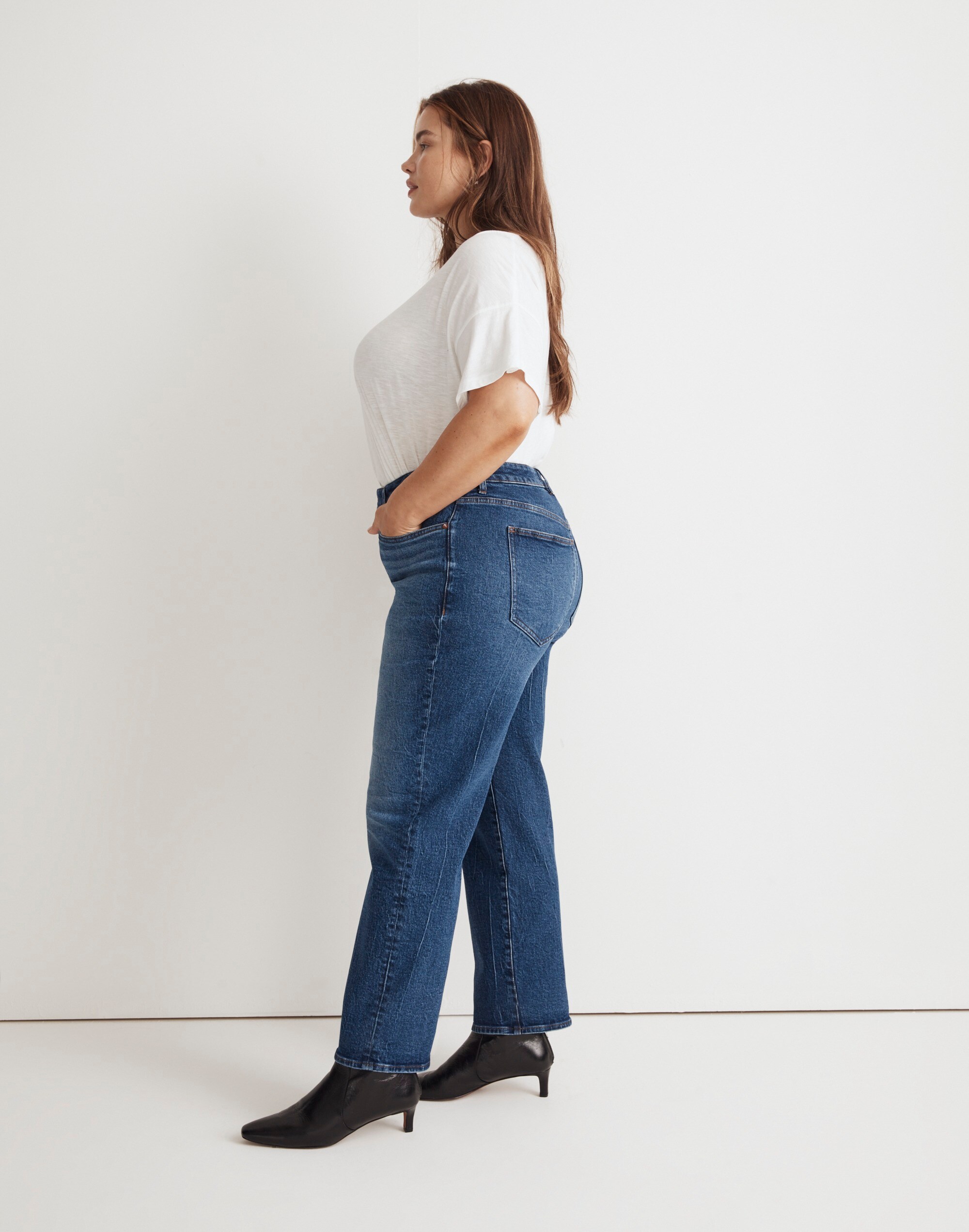 The Plus Curvy '90s Straight Jean