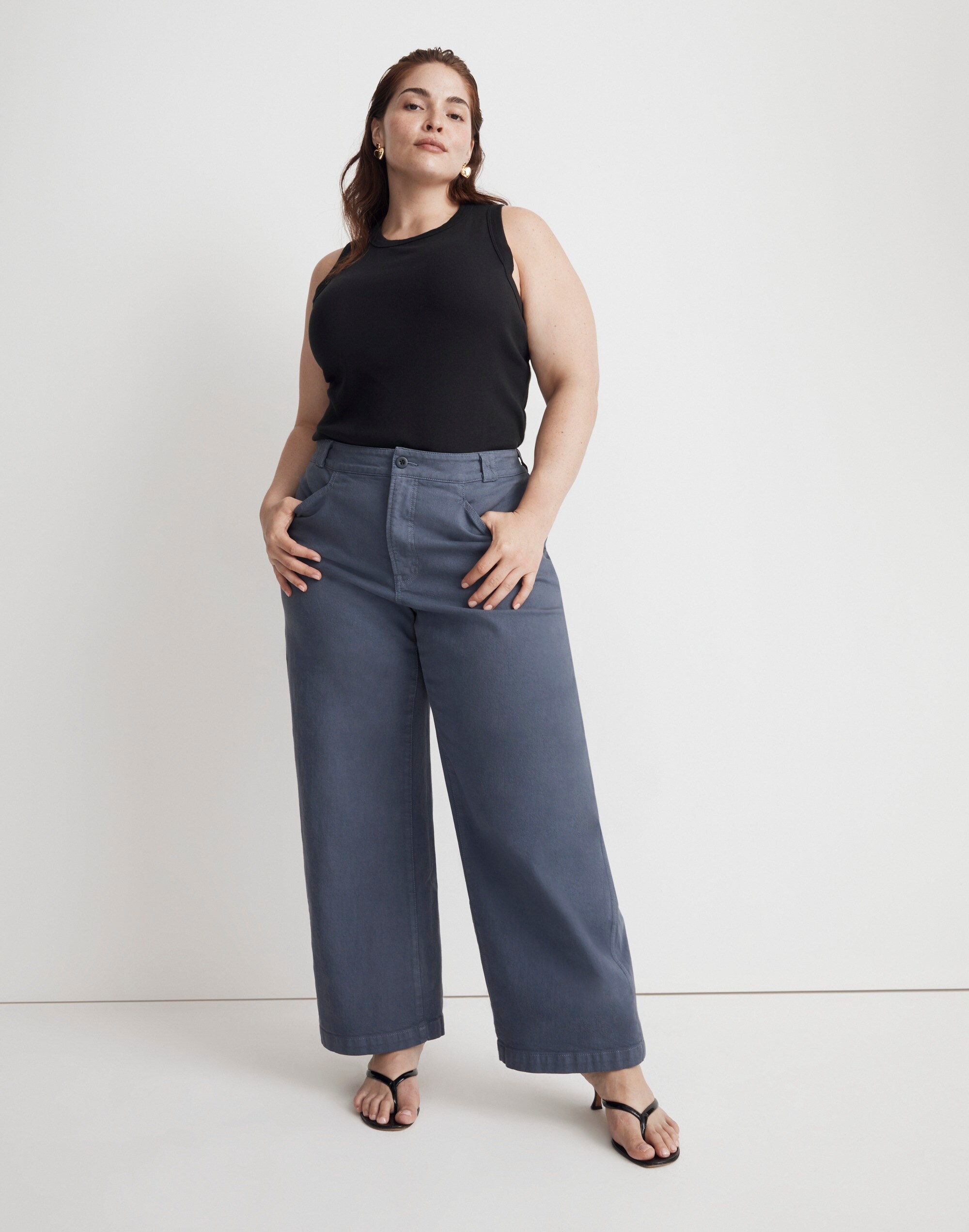 Plus Emmett 2.0 Wide-Leg Pants: Garment-Dyed Edition