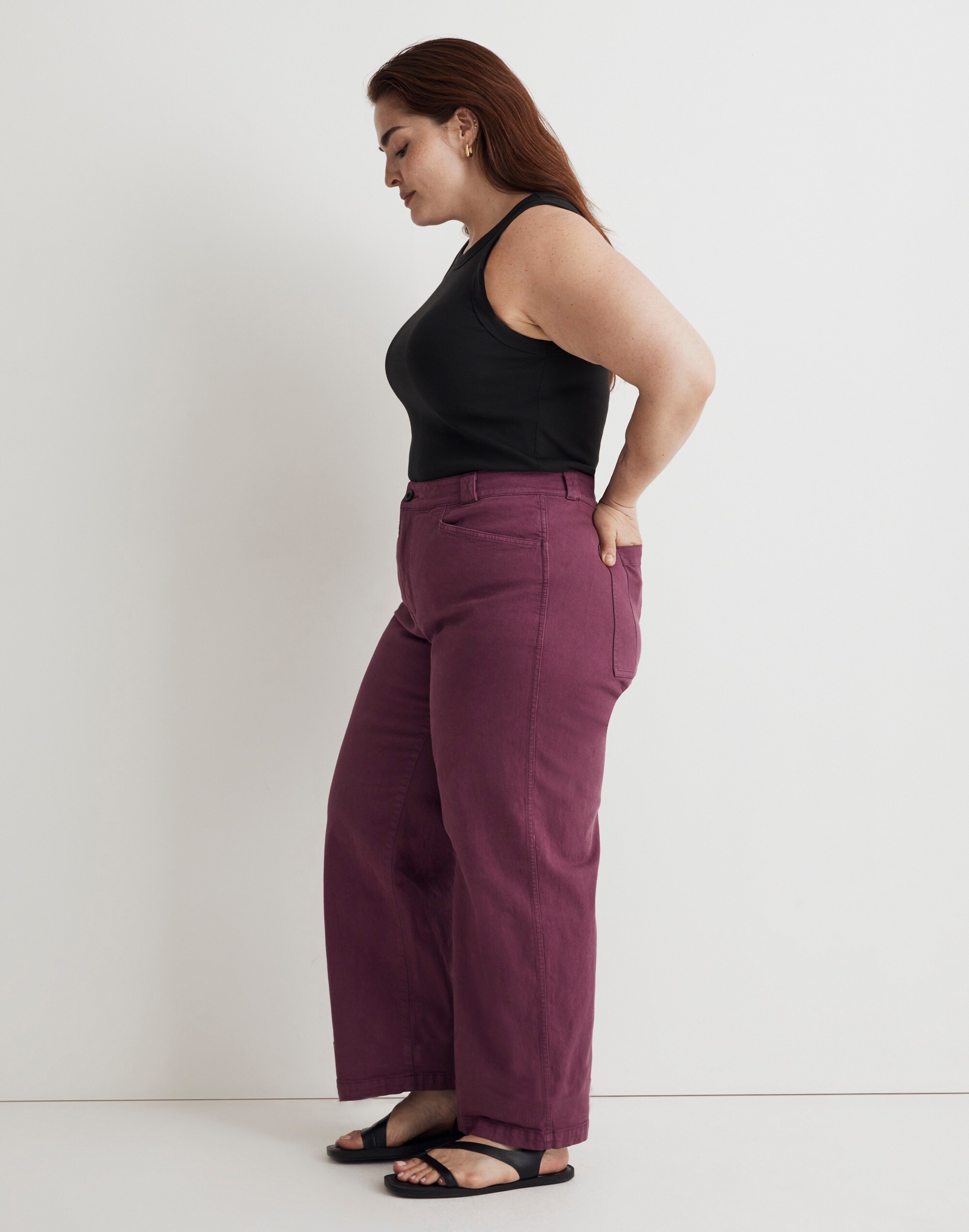 Plus Emmett 2.0 Wide-Leg Pants: Garment-Dyed Edition