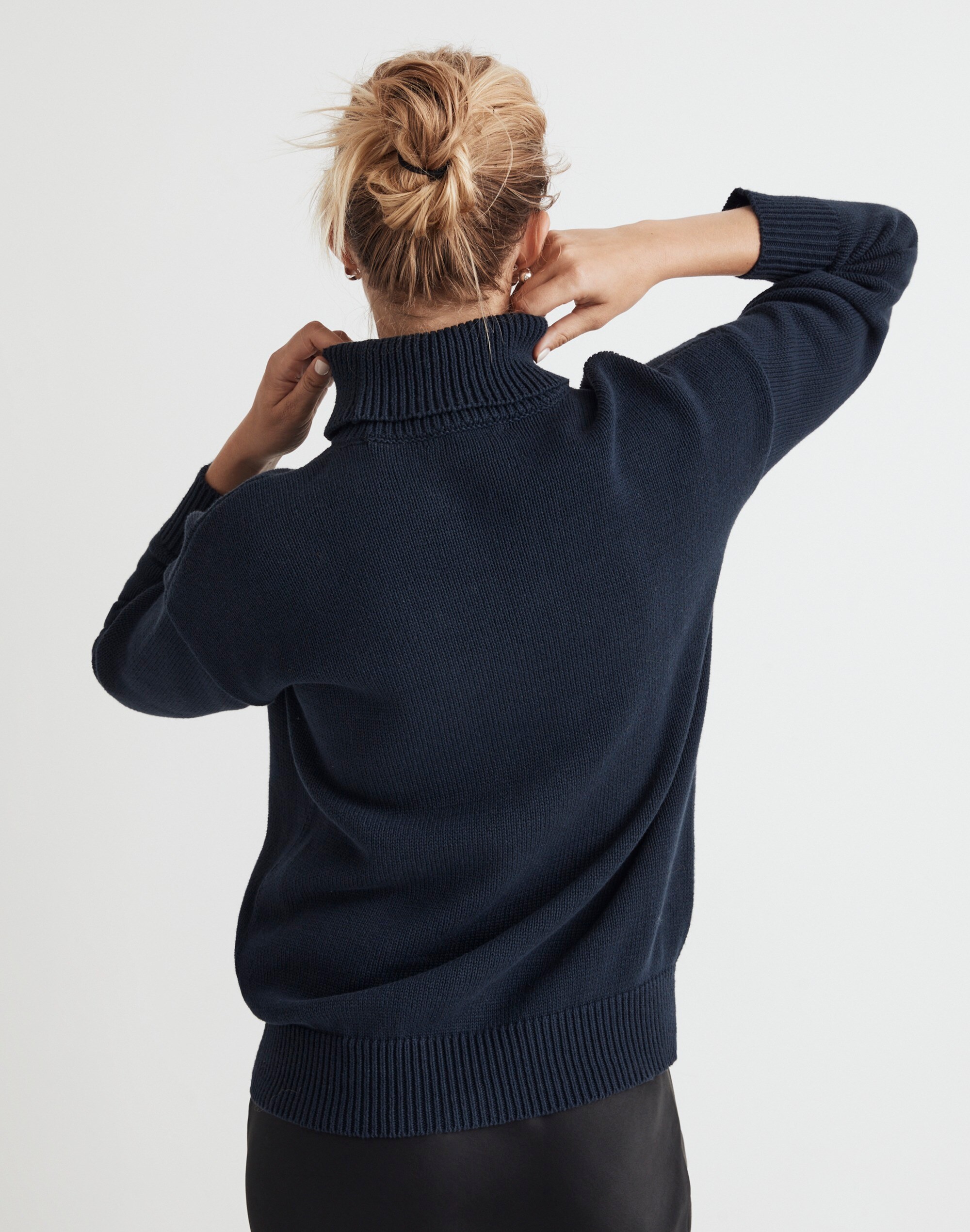 Ribbed Turtleneck Sweater