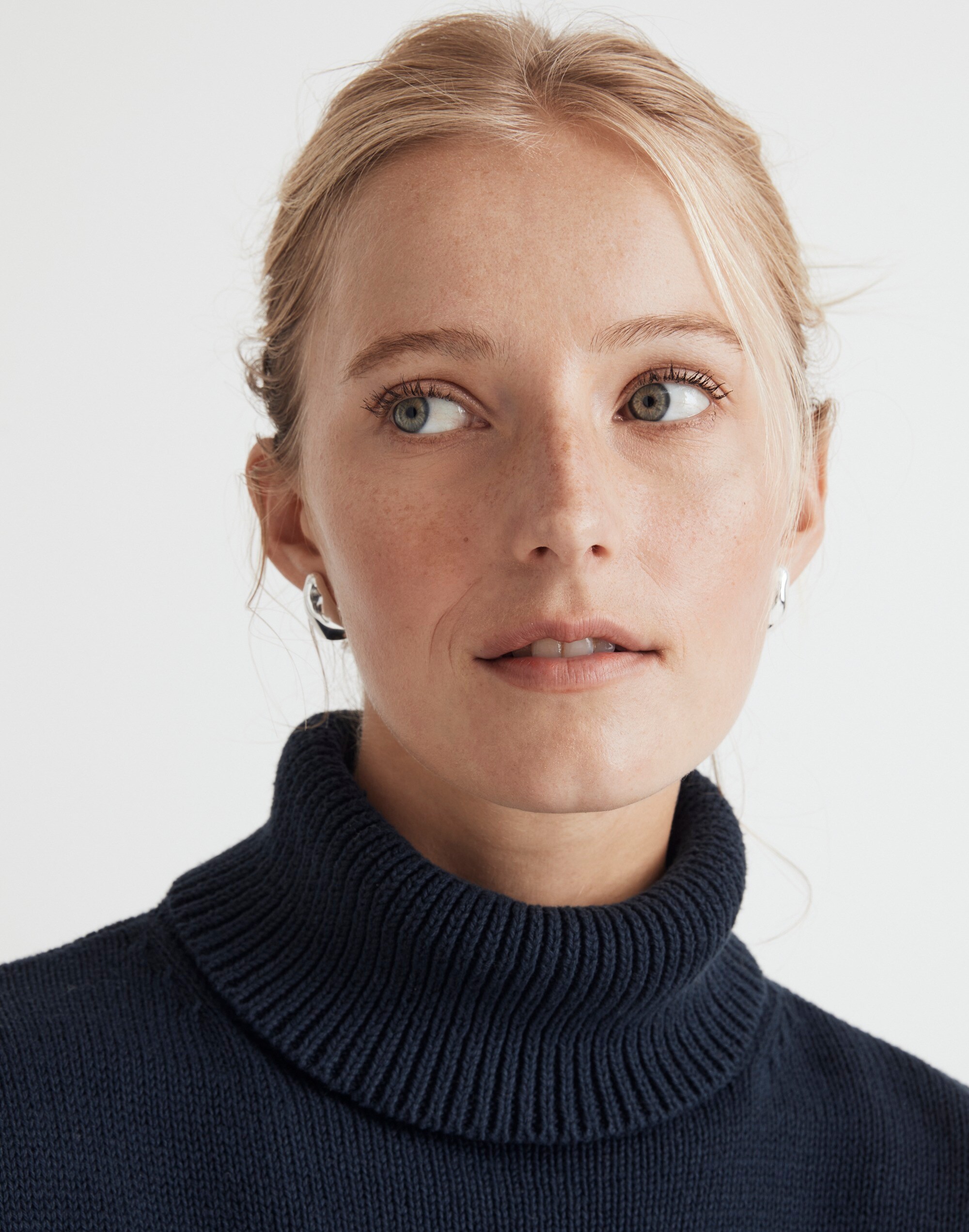 Ribbed Turtleneck Sweater