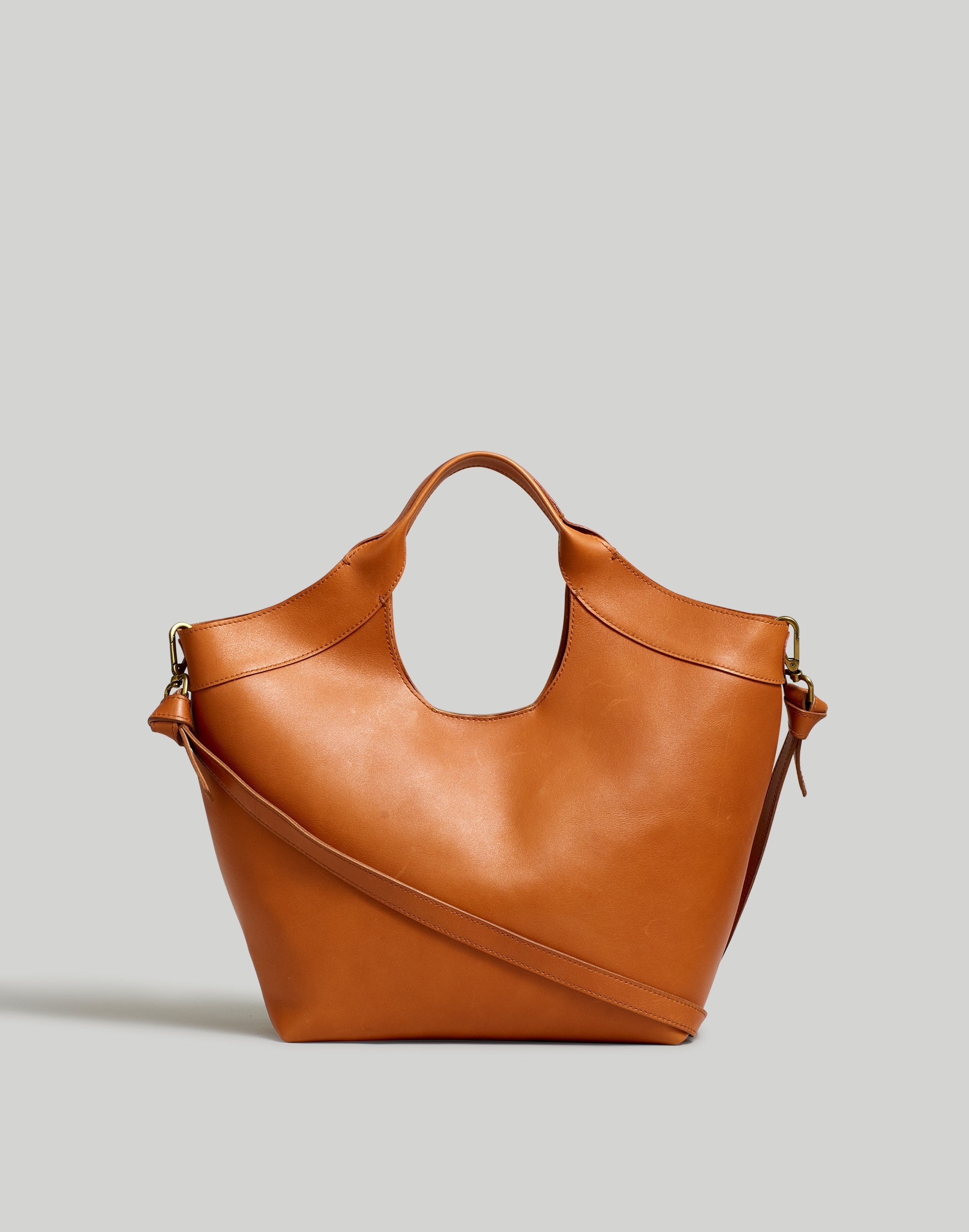The Sydney Cutout Tote in Leather
