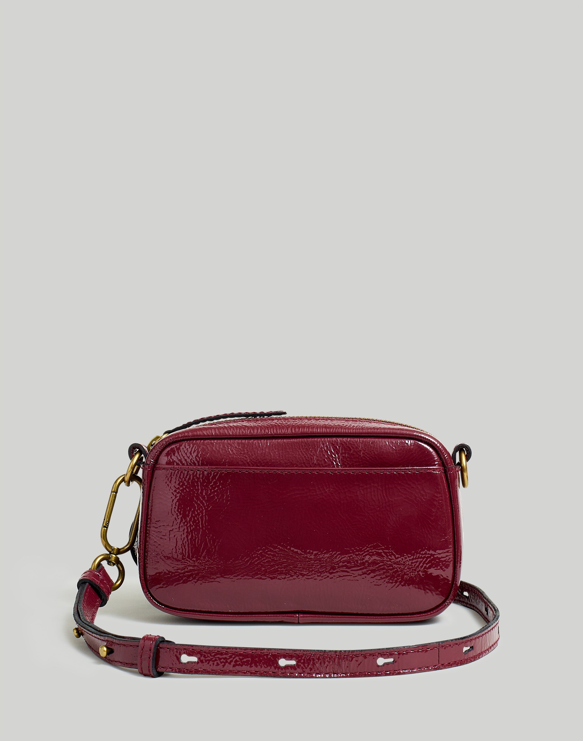 The Leather Carabiner Mini Crossbody Bag