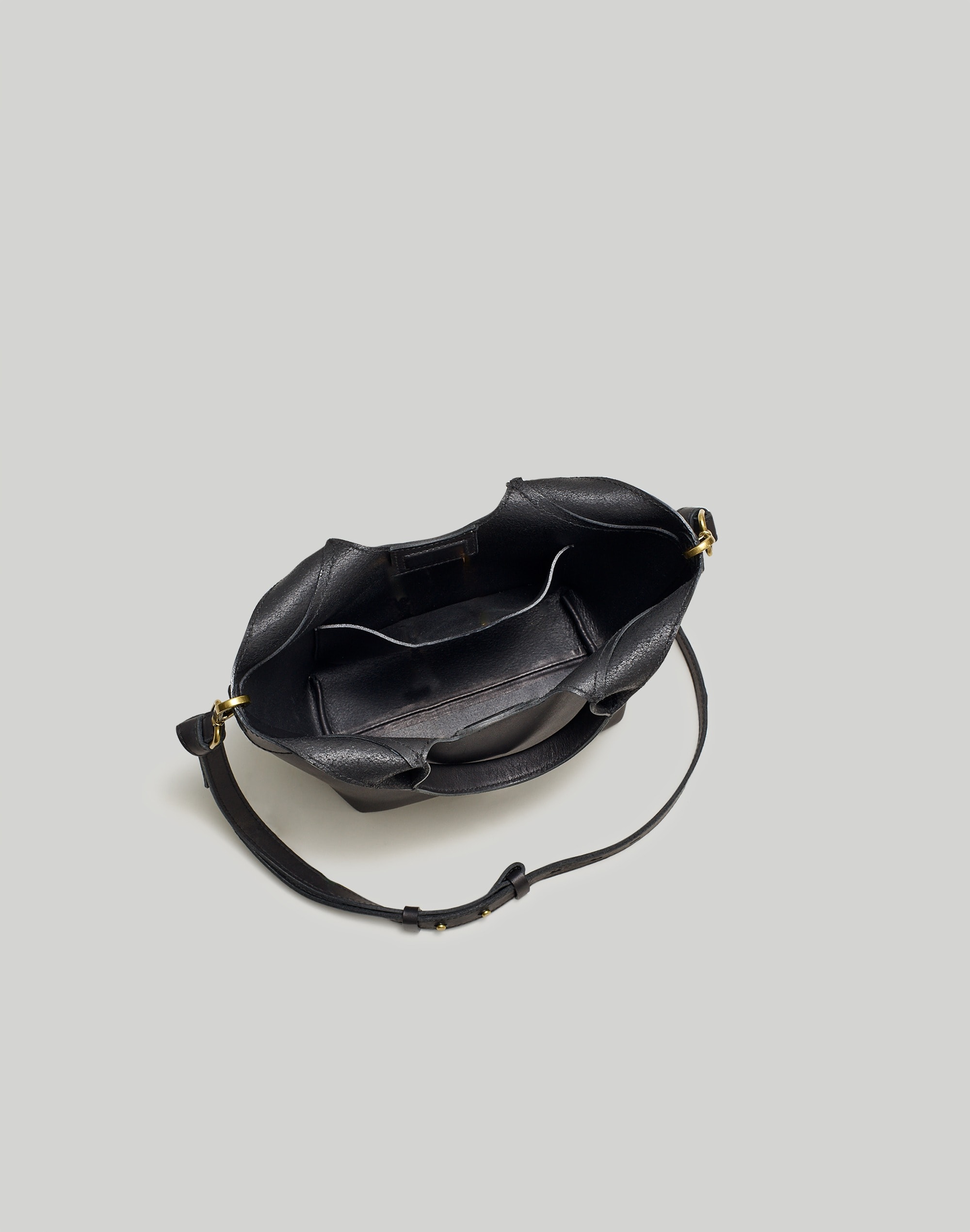 The Mini Sydney Cutout Tote in Leather