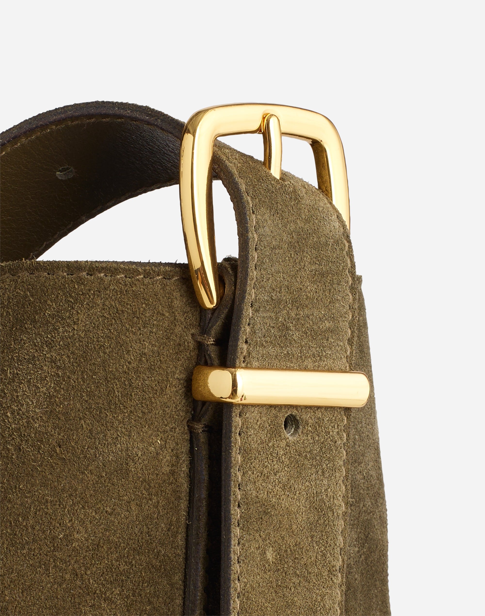 The Essential Bucket Tote in shaded olive image 3