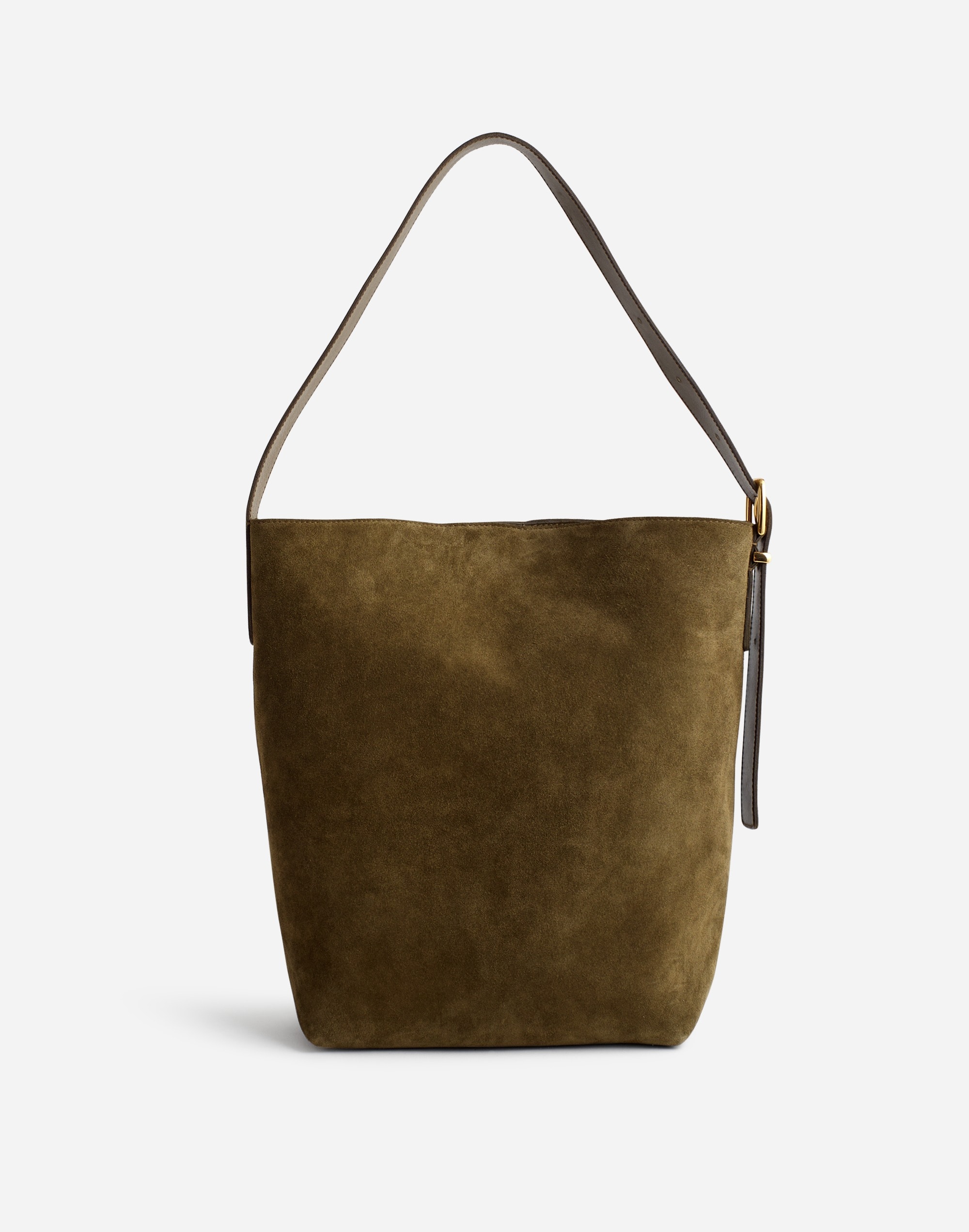 The Essential Bucket Tote in shaded olive image 1