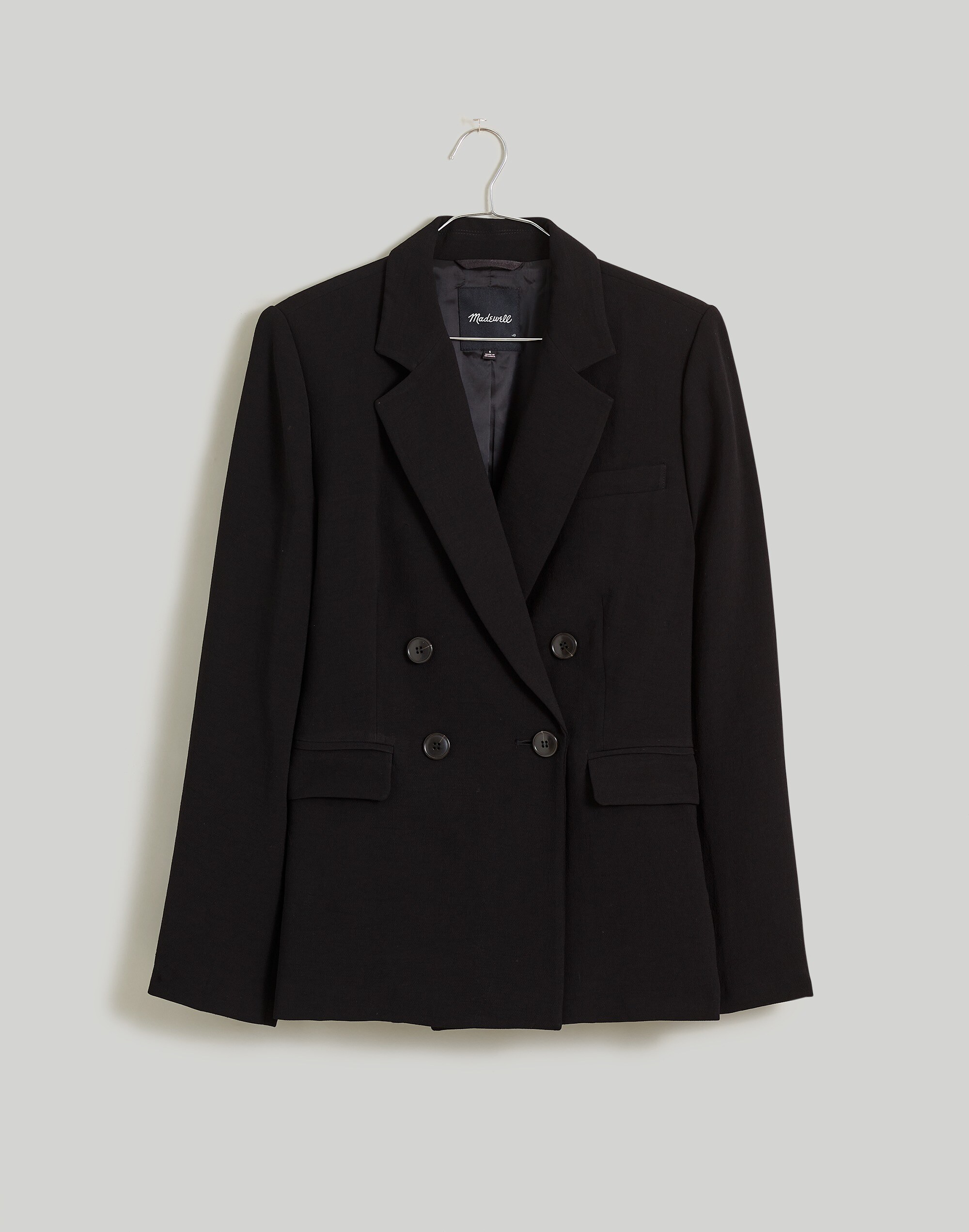 The Plus Rosedale Blazer in Crepe