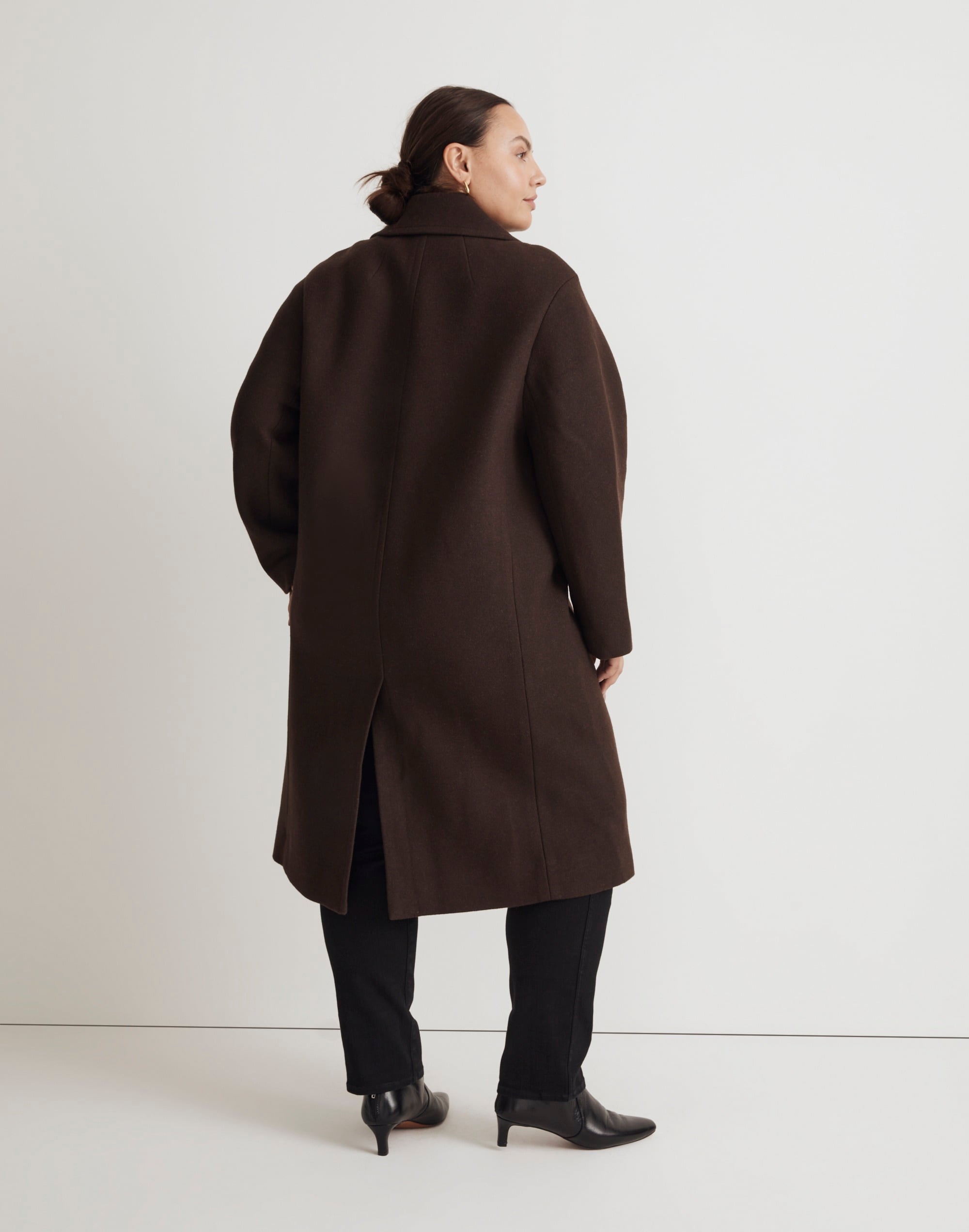 The Plus Gianna Coat in Plaid Insuluxe Fabric