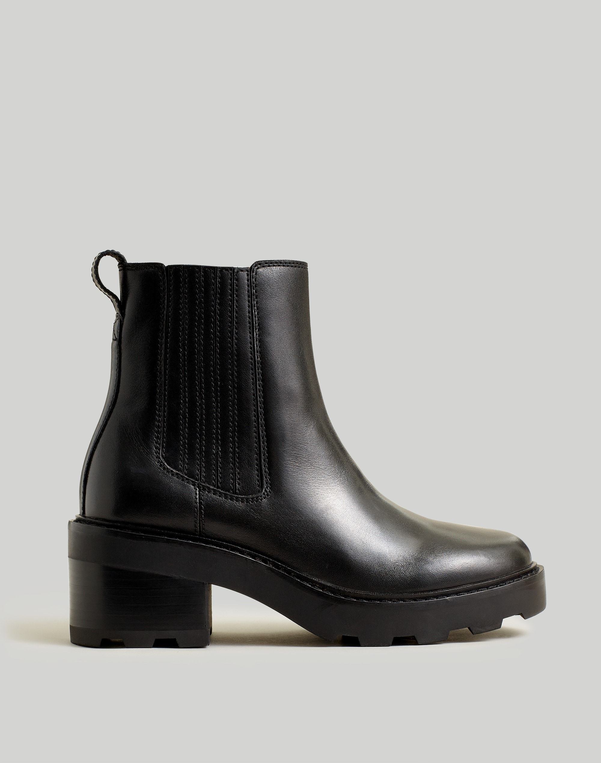 The Gwenda Platform Ankle Boot Leather
