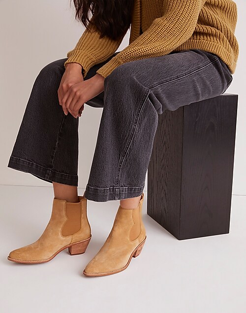 The Watkin Ankle Boot in Suede