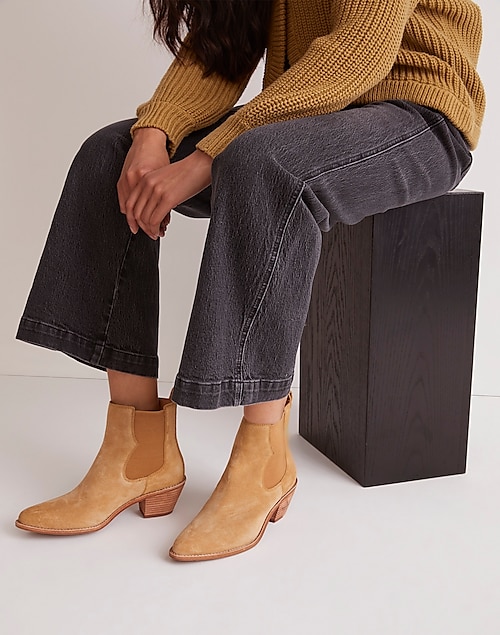 The Watkin Ankle Boot in Suede