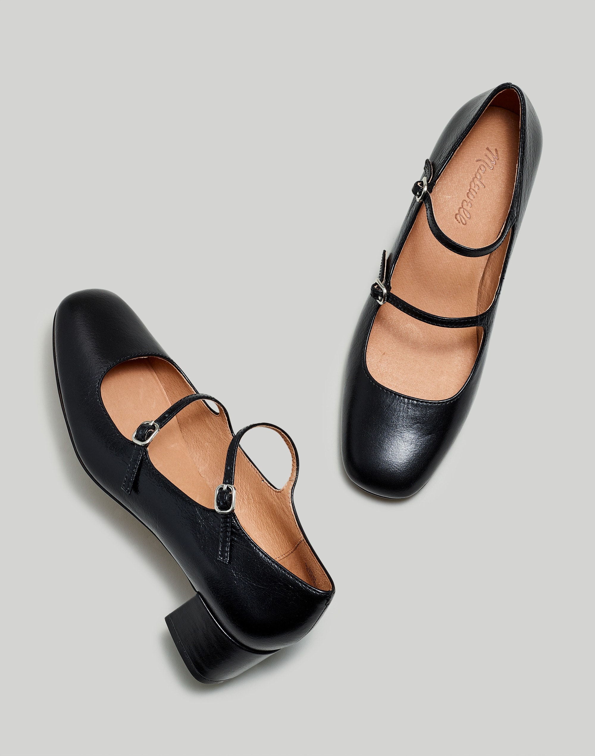 The Nettie Heeled Mary Jane  Leather