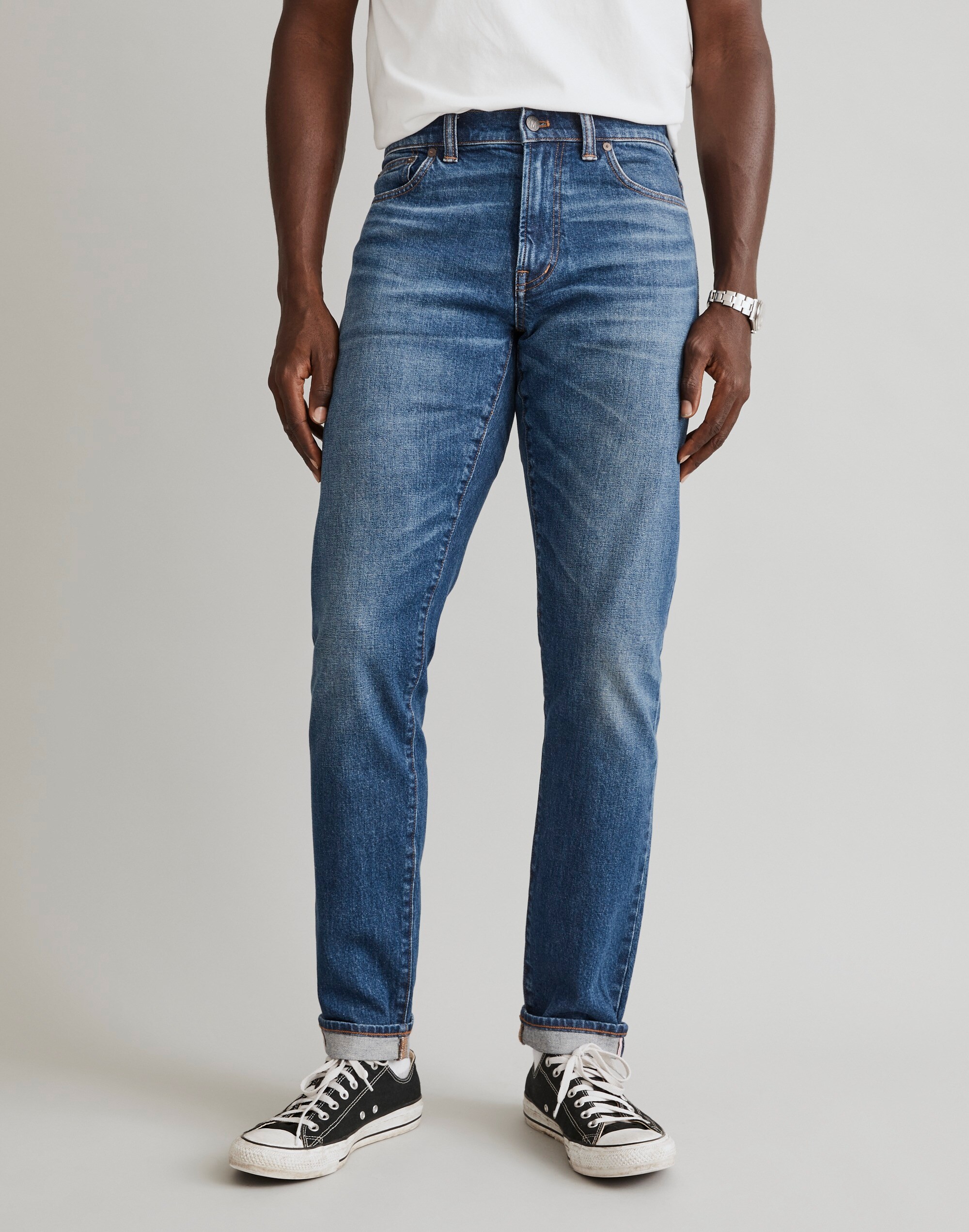 Athletic Slim Selvedge Jeans in Penwood Wash