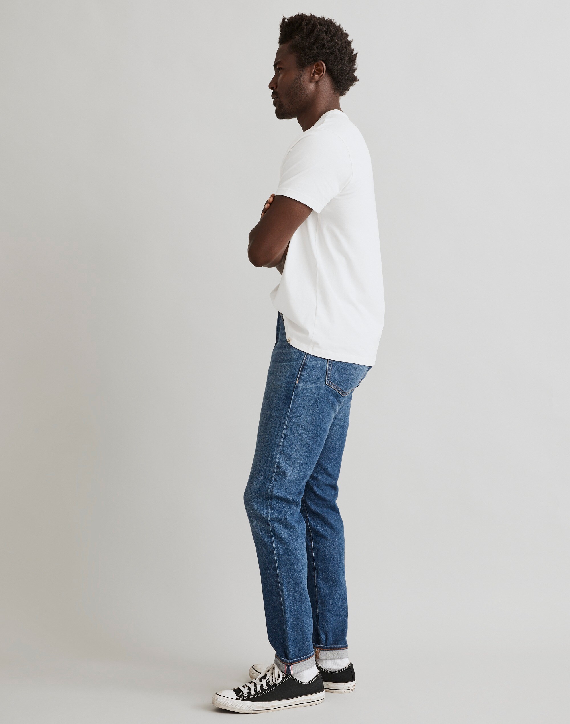 Athletic Slim Selvedge Jeans in Penwood Wash
