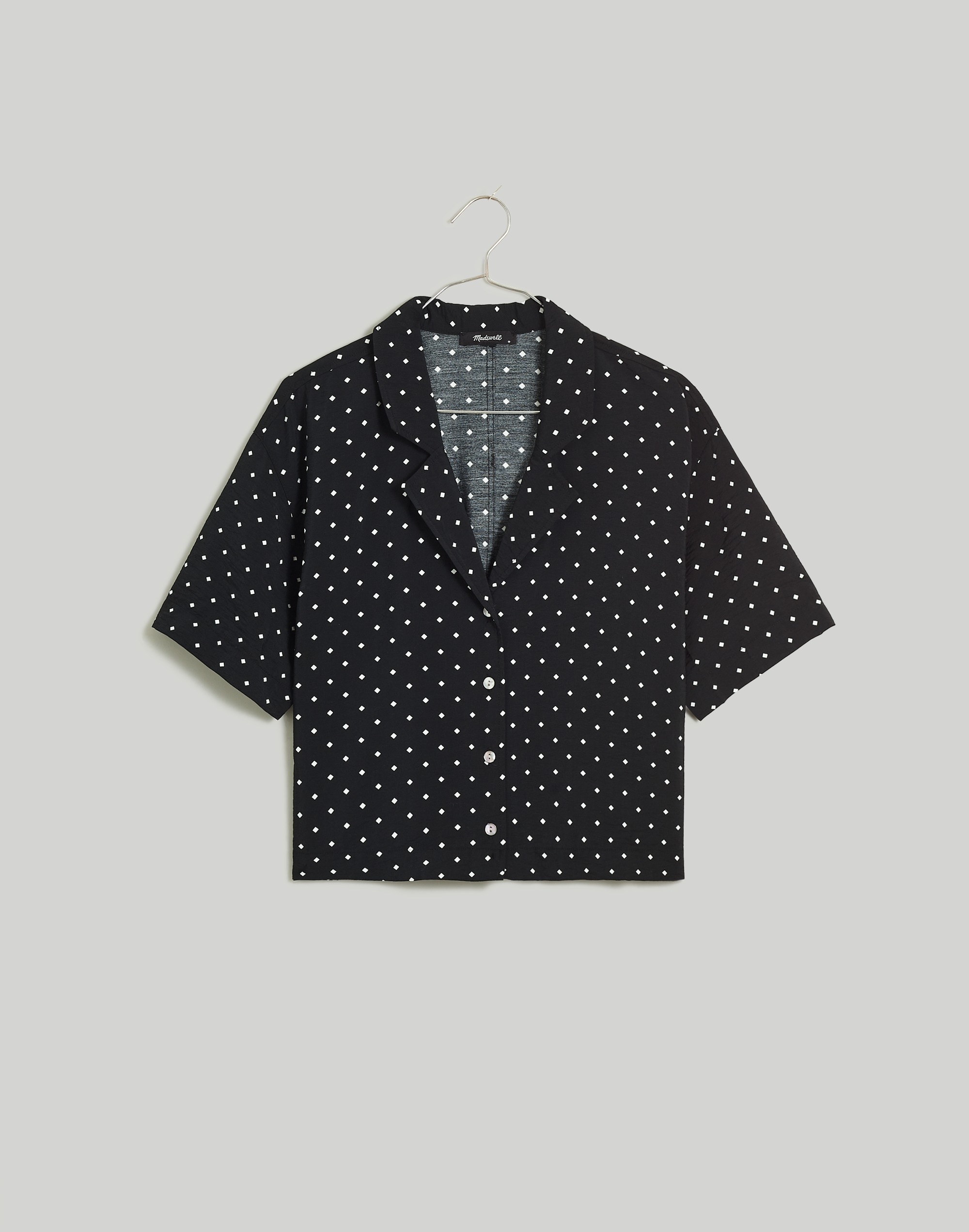 Resort Shirt in Textured Dot