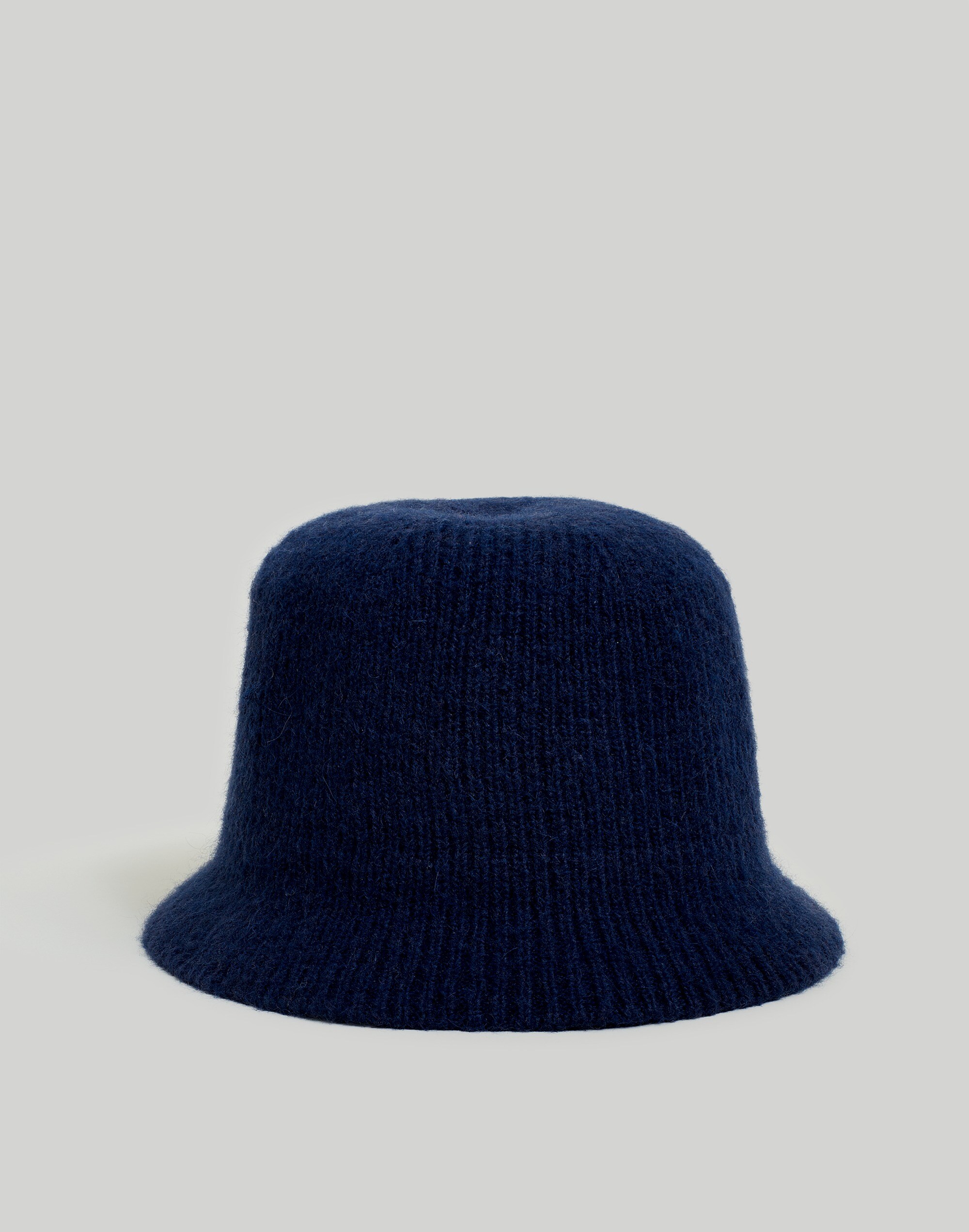 Mw Fuzzy-knit Bucket Hat In Juniper Berry