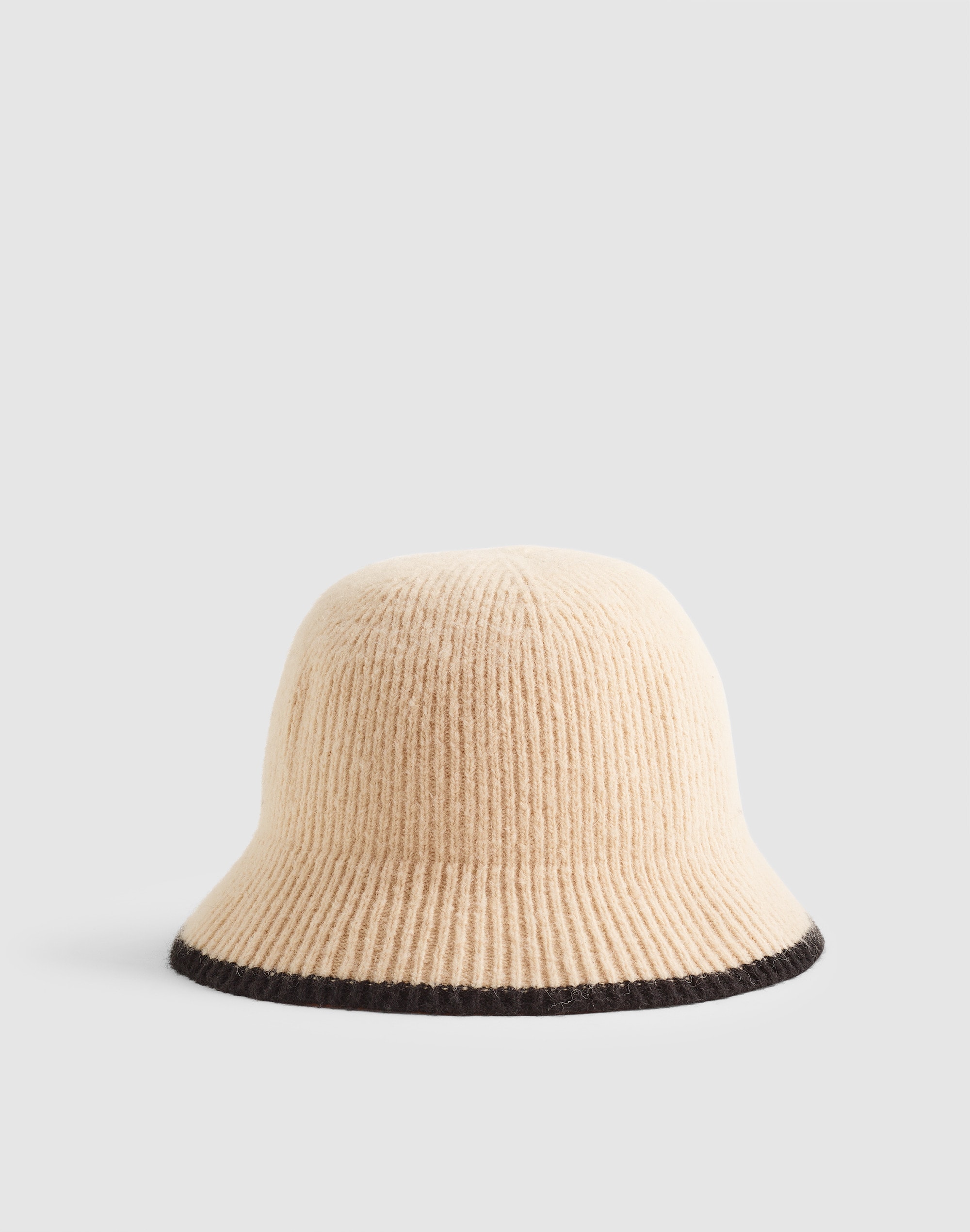 Fuzzy-Knit Bucket Hat