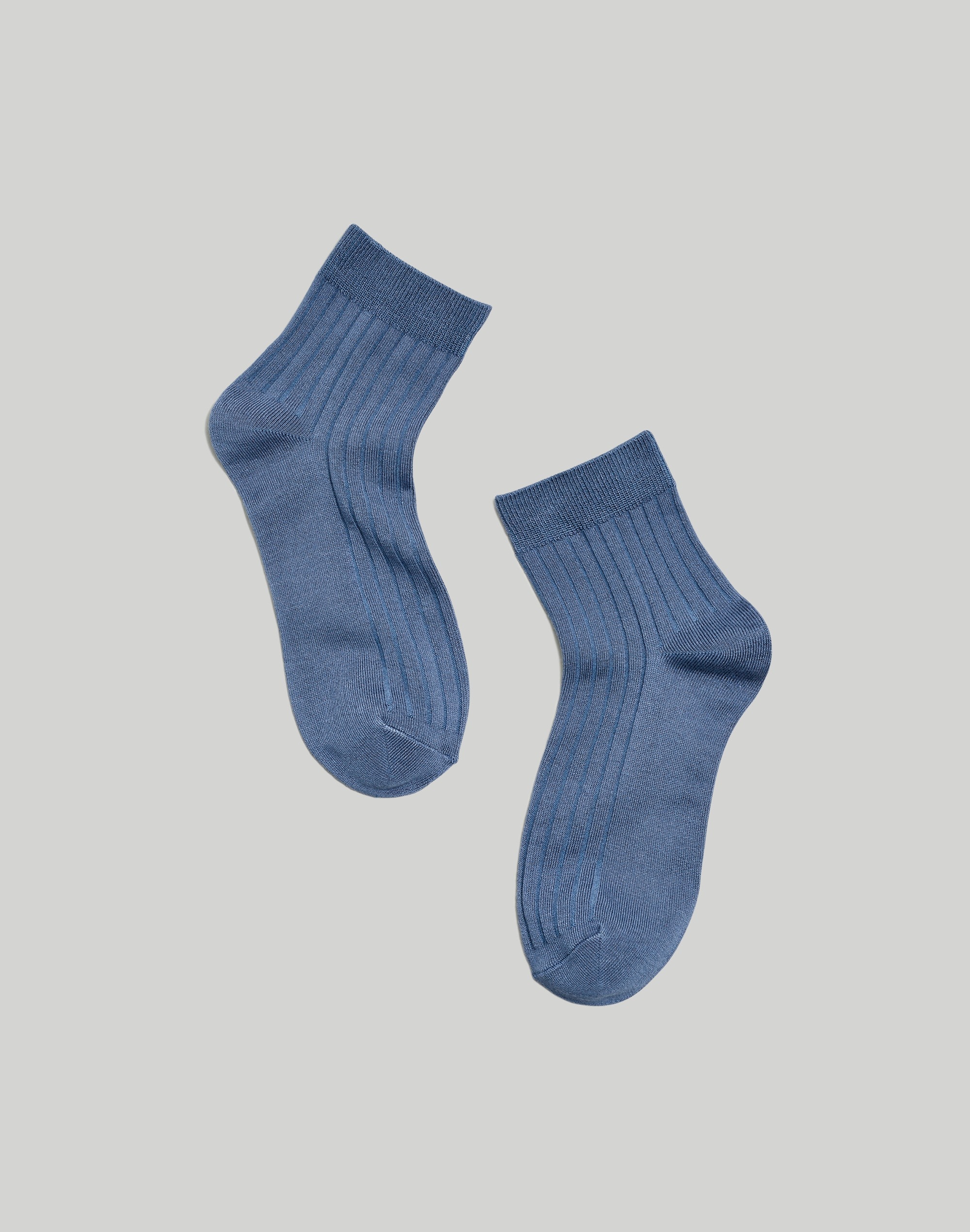 Slinky Ribbed Ankle Socks