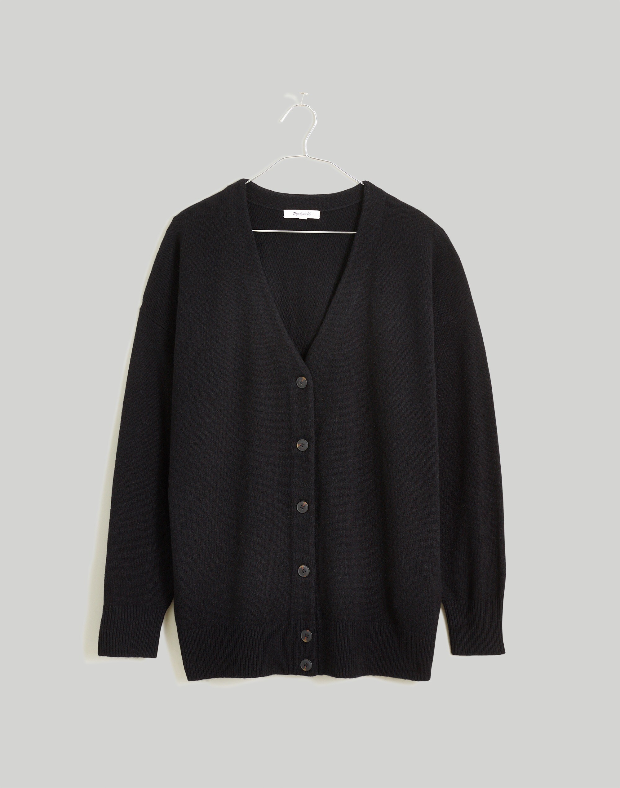 Plus V-Neck Relaxed Cardigan