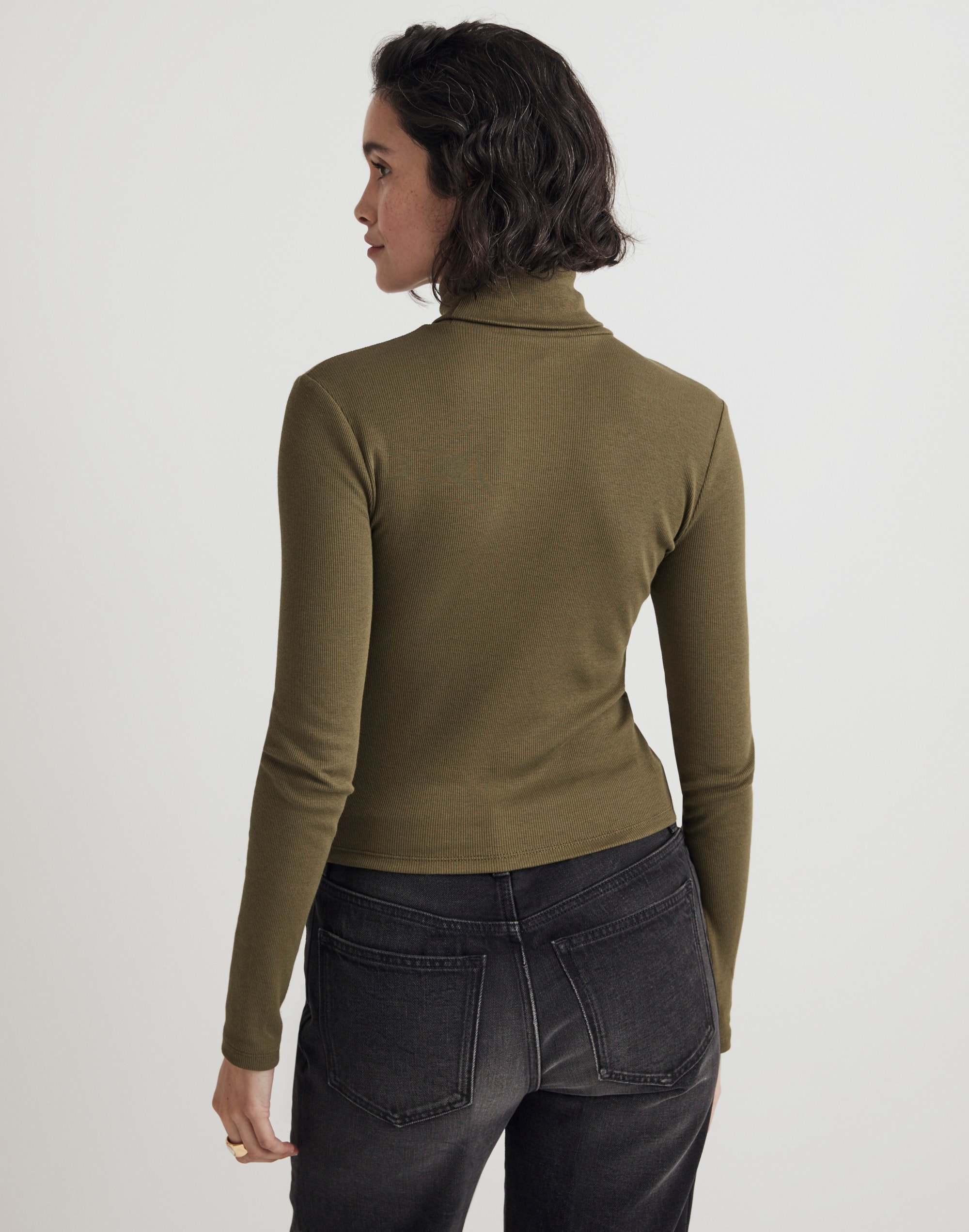 Turtleneck Long-Sleeve Tee