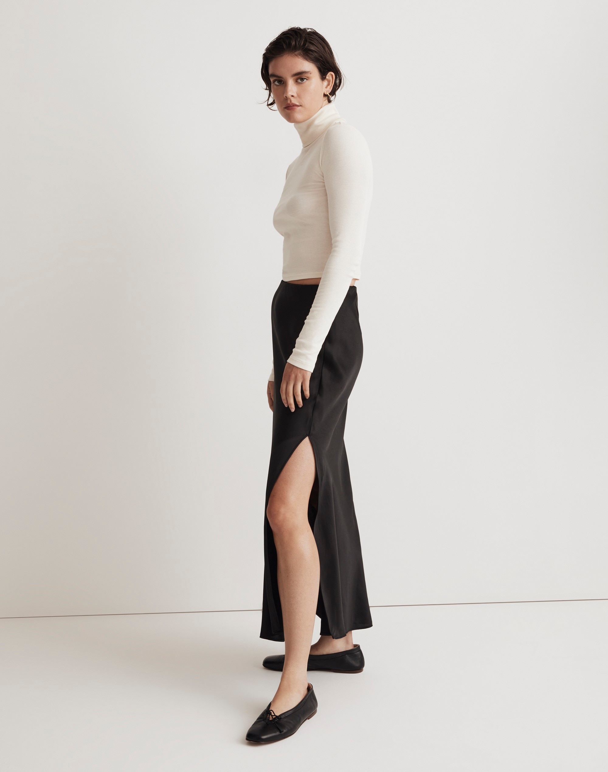 Turtleneck Long-Sleeve Tee