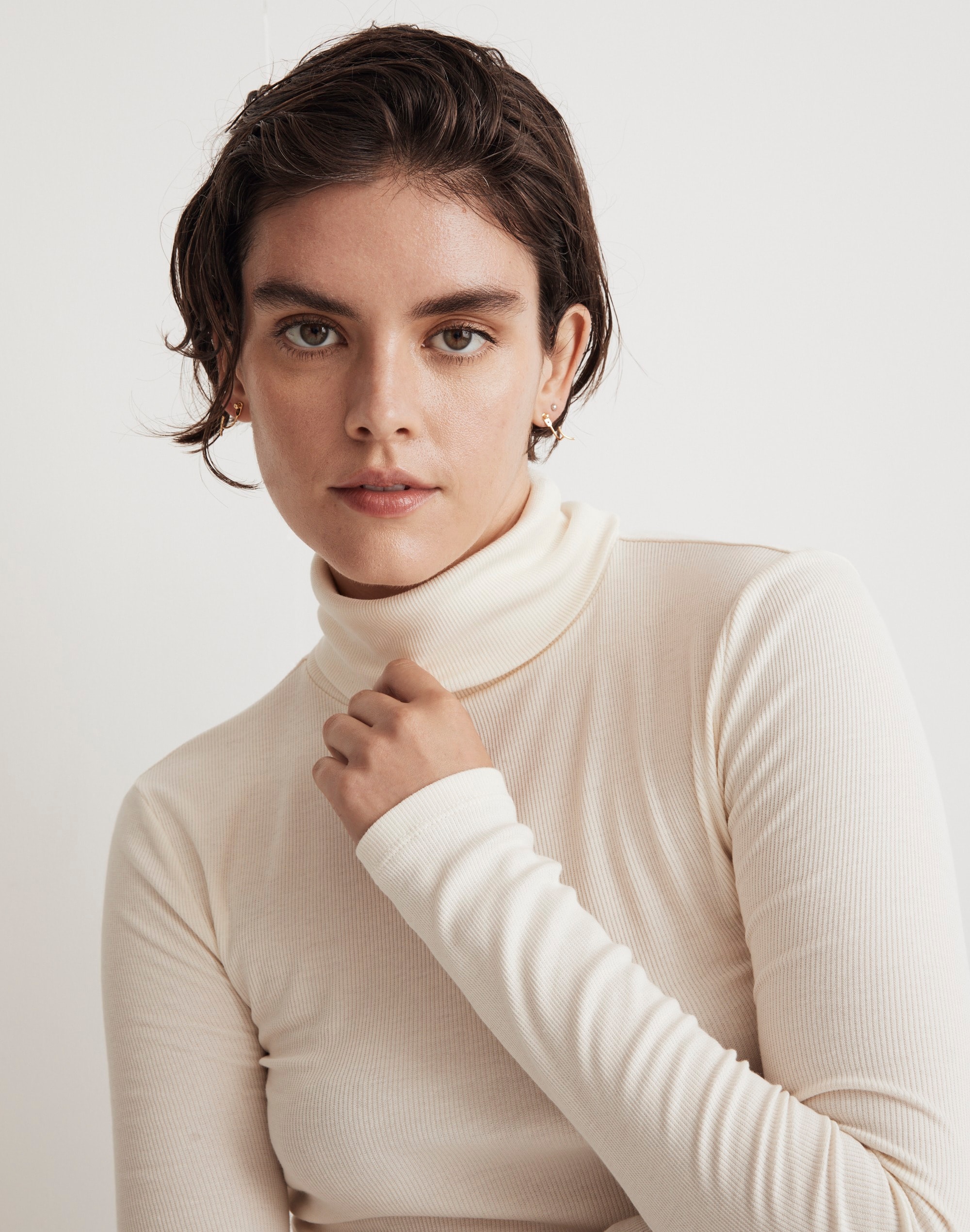 Turtleneck Long-Sleeve Tee