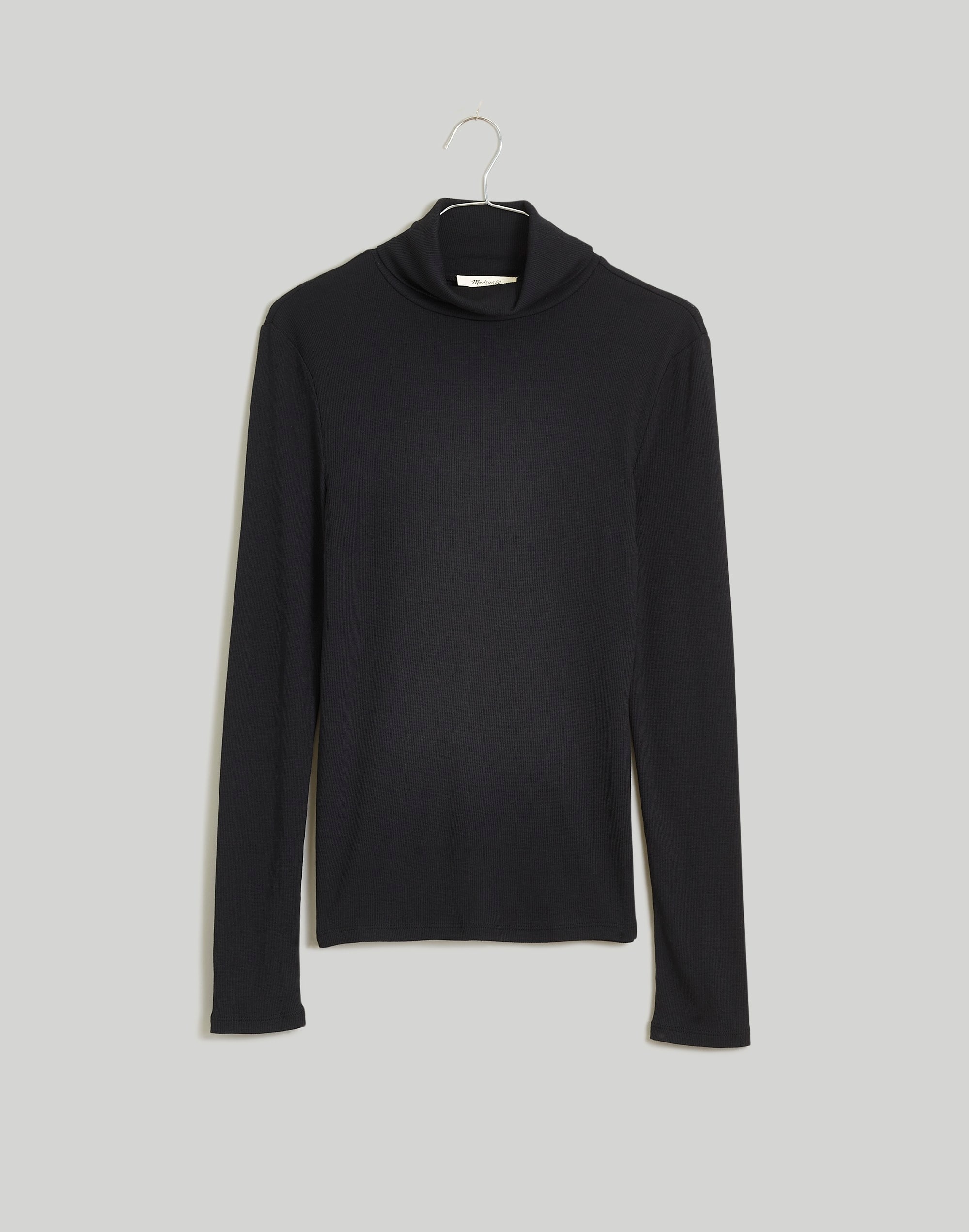 Brightside Finerib Turtleneck Long-Sleeve Tee