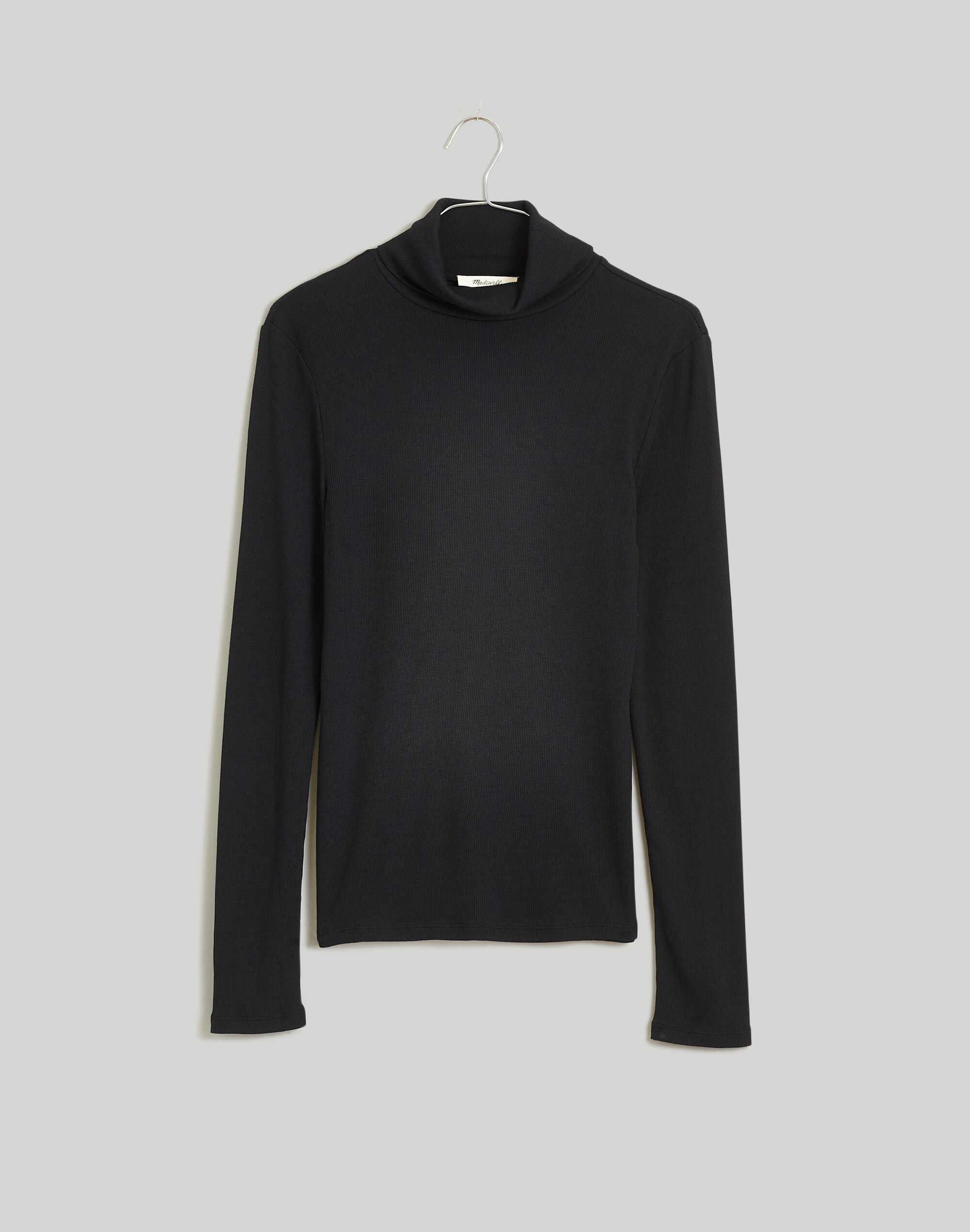 brightside finerib turtleneck long-sleeve tee