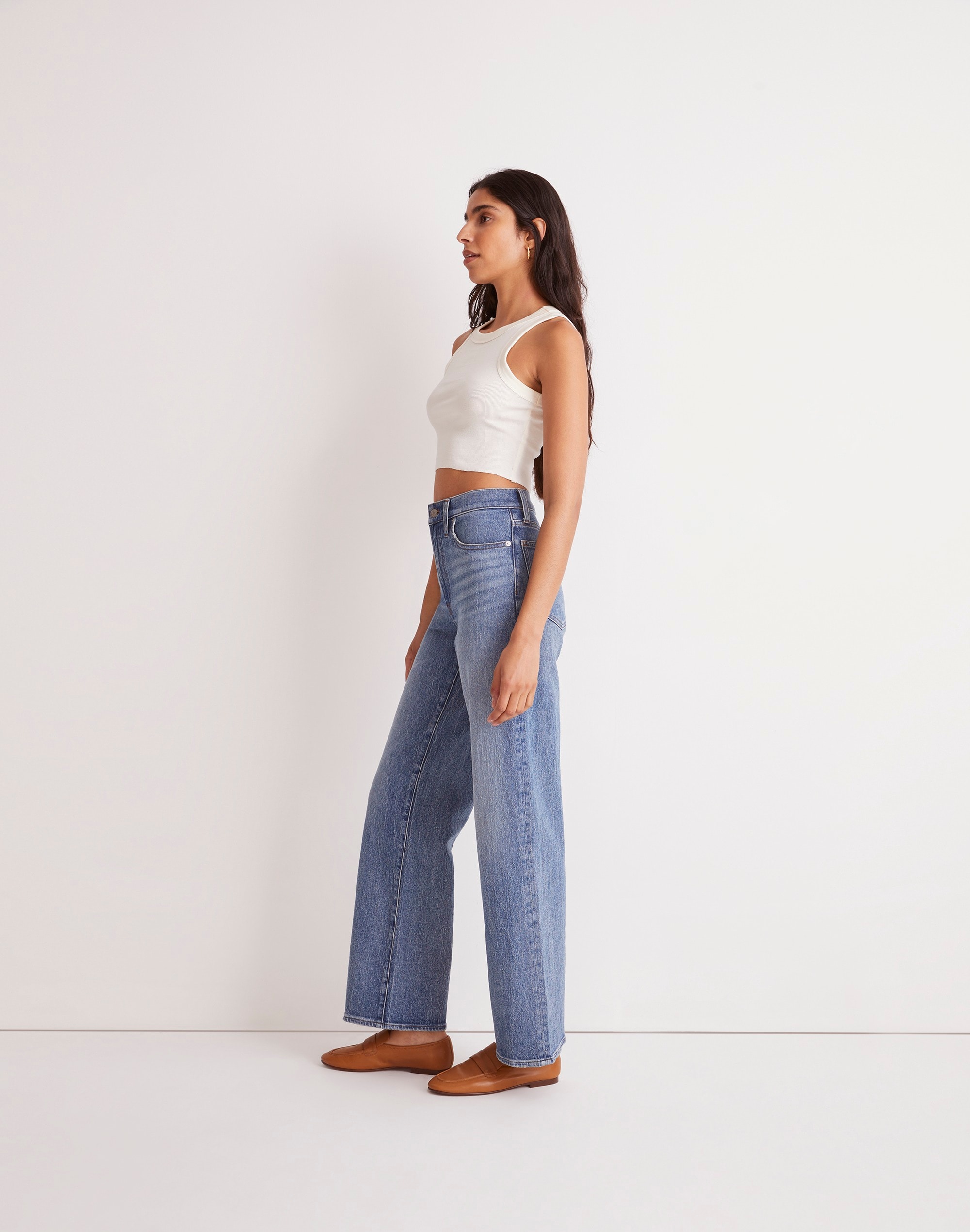 The Perfect Vintage Wide-Leg Jean in Heathcote Wash Alternate Image 3