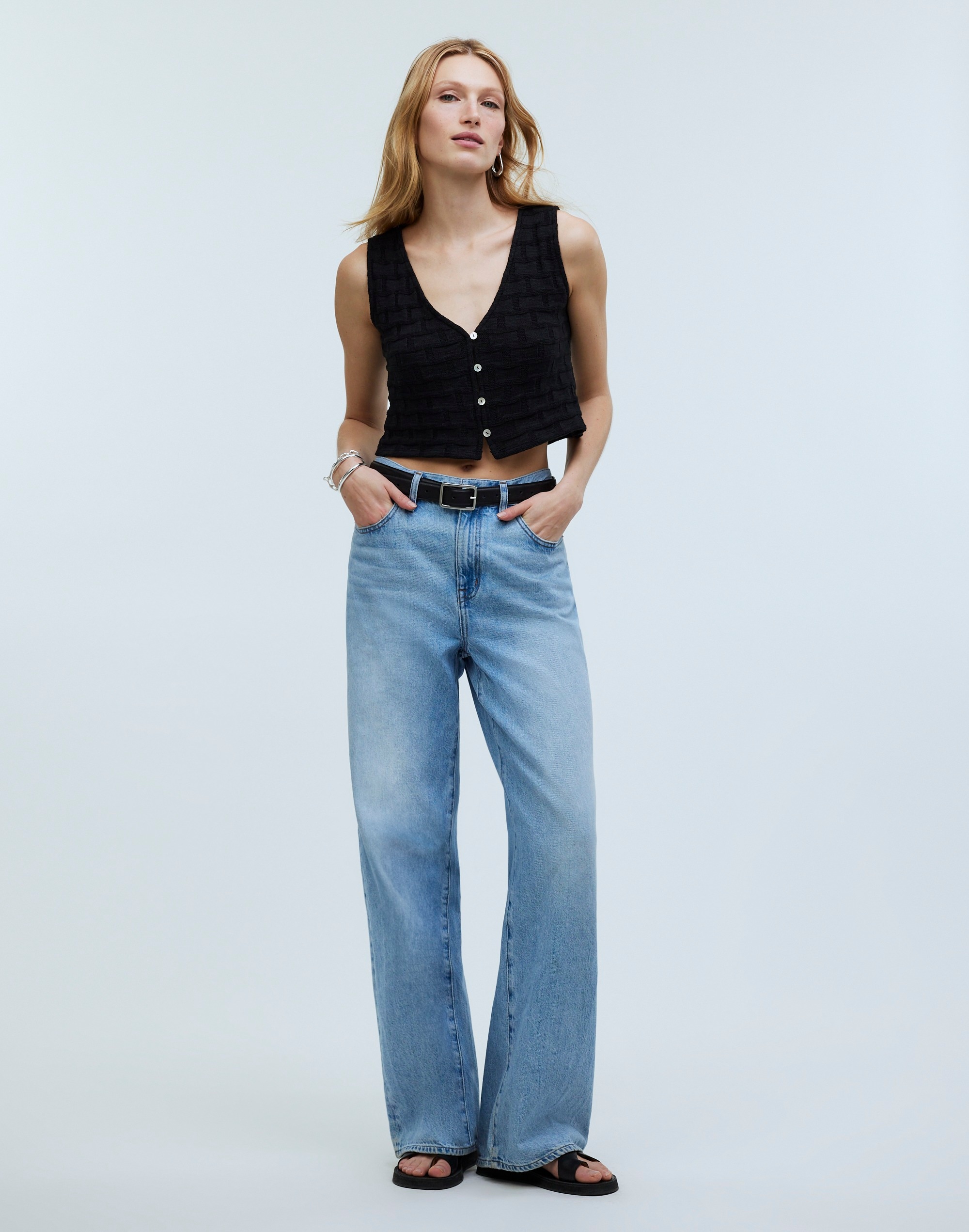 Basketweave-Stitch Vest