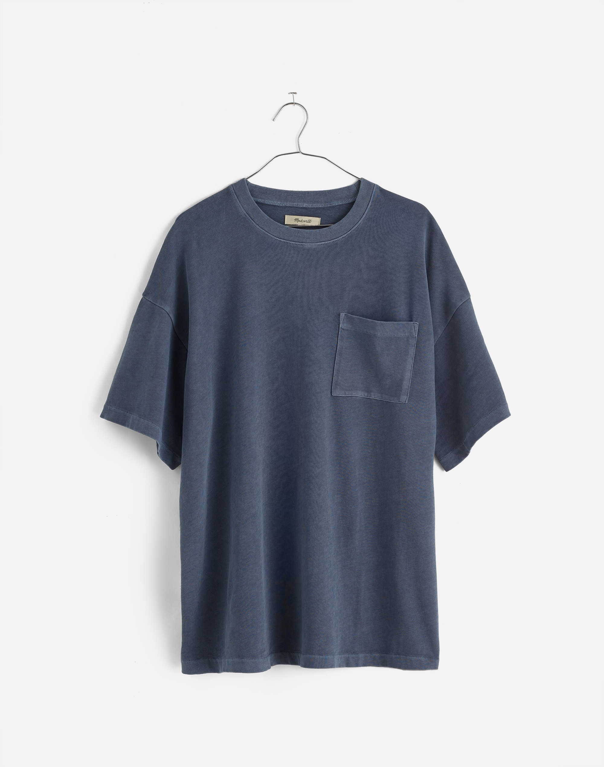 Garment-Dyed Oversized Pocket Tee