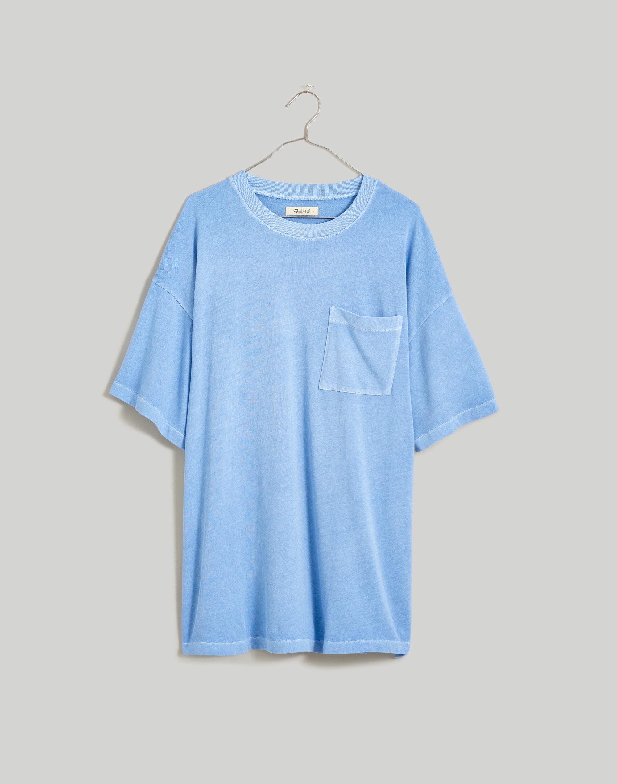 Garment-Dyed Oversized Pocket Tee