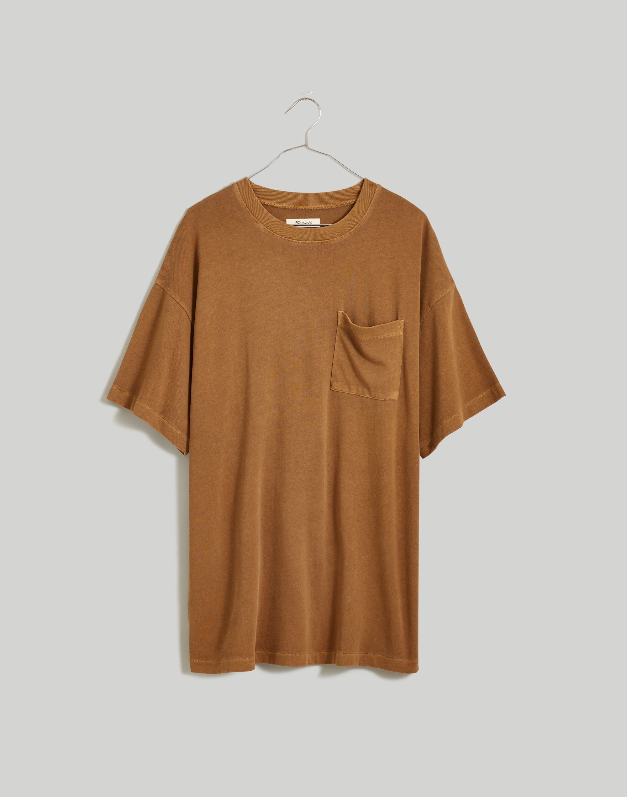 Garment-Dyed Oversized Pocket Tee