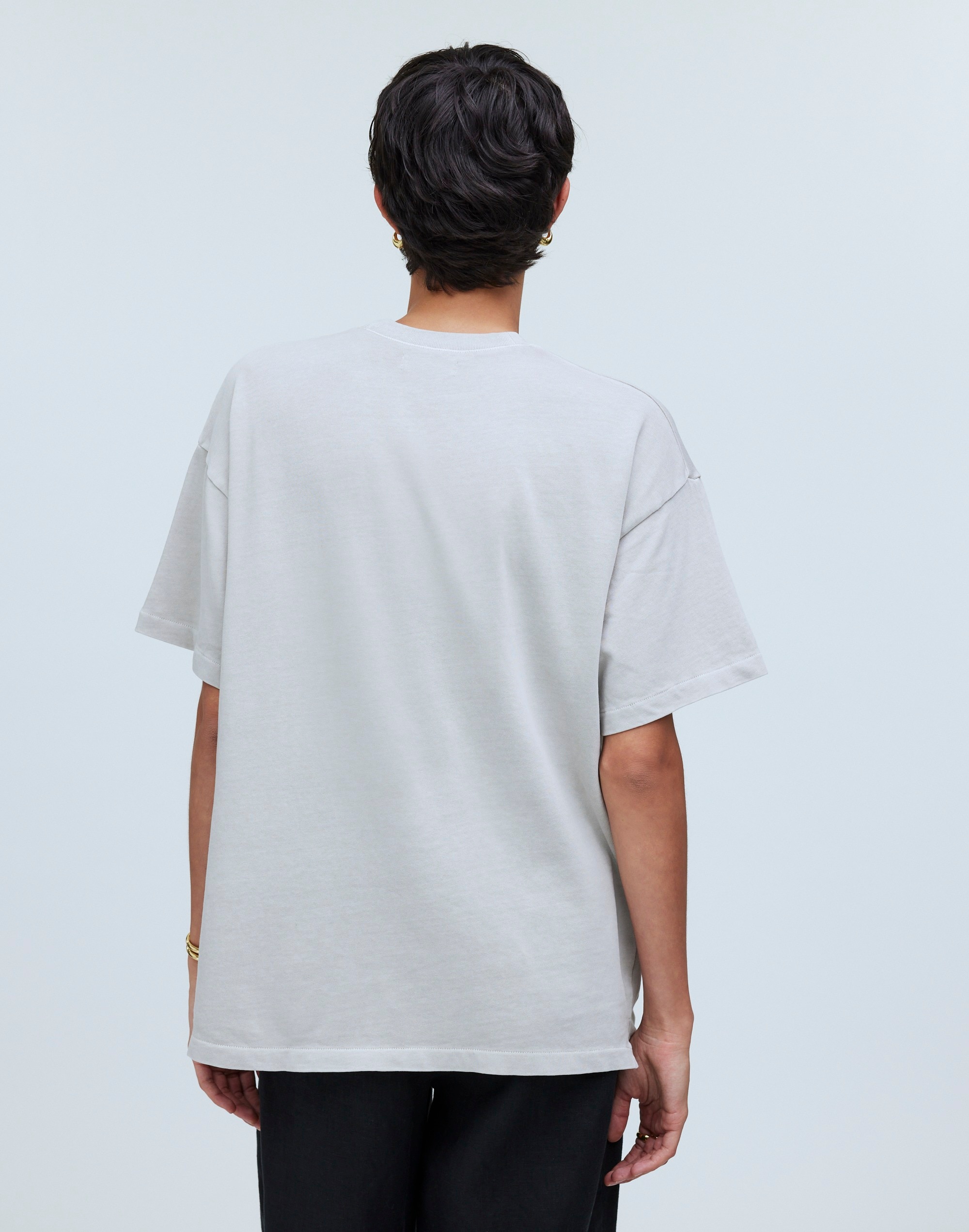 Garment-Dyed Oversized Pocket Tee