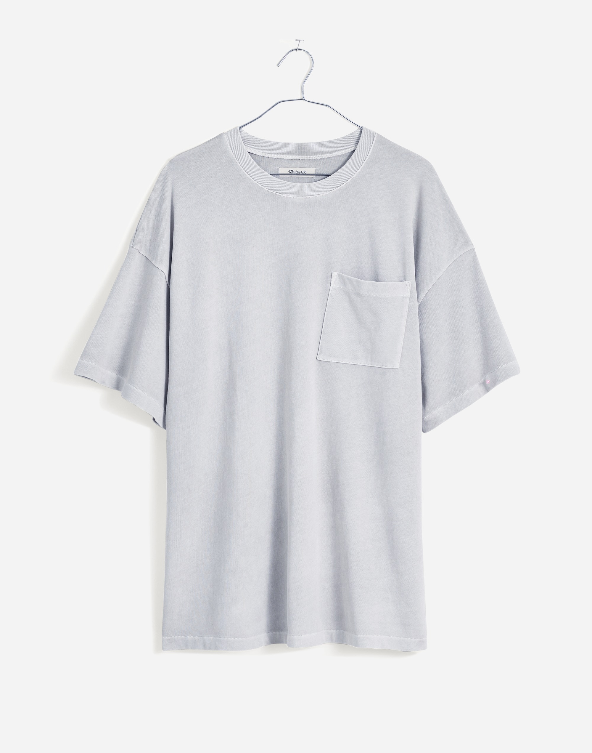 Garment-Dyed Oversized Pocket Tee
