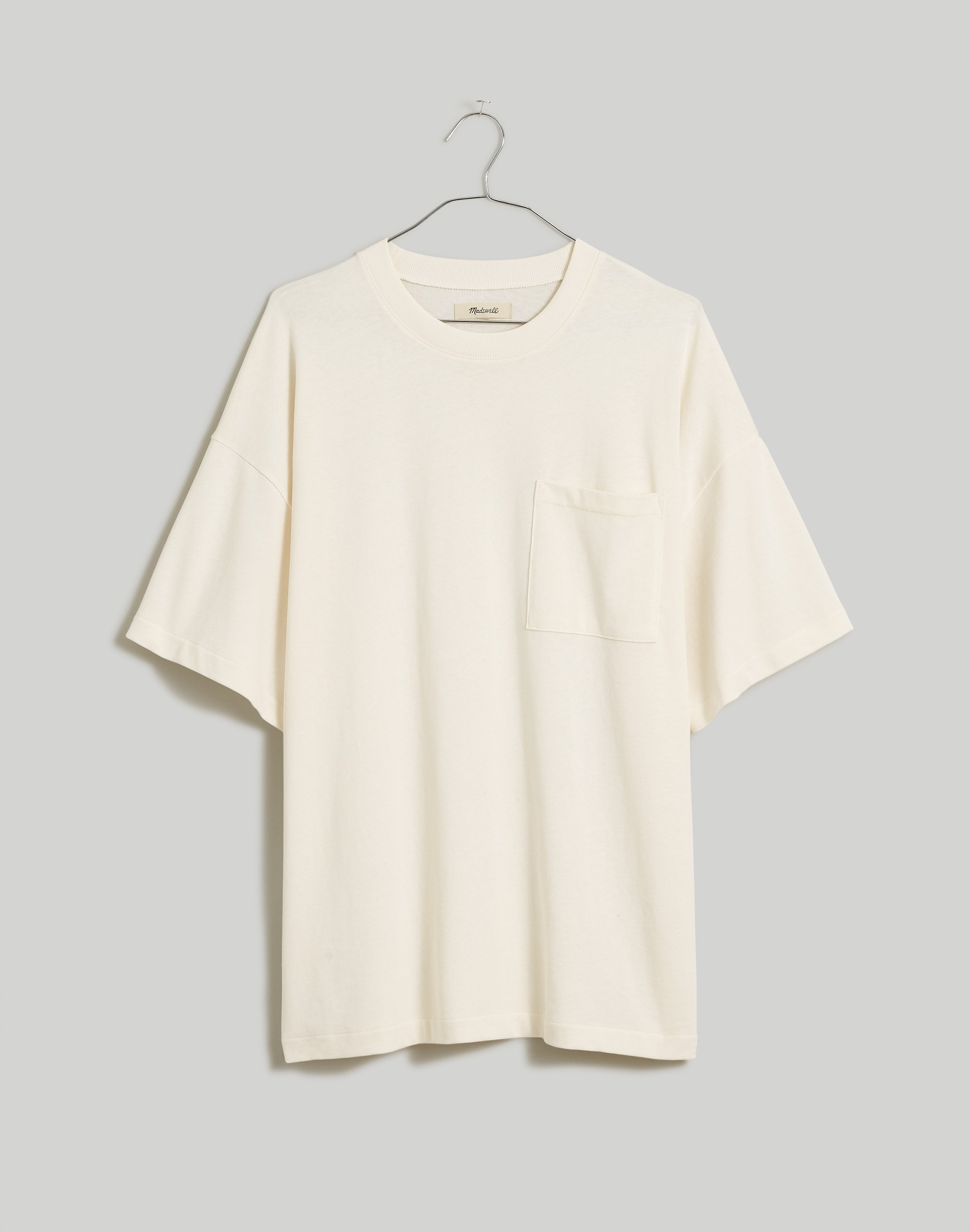 Garment-Dyed Oversized Pocket Tee