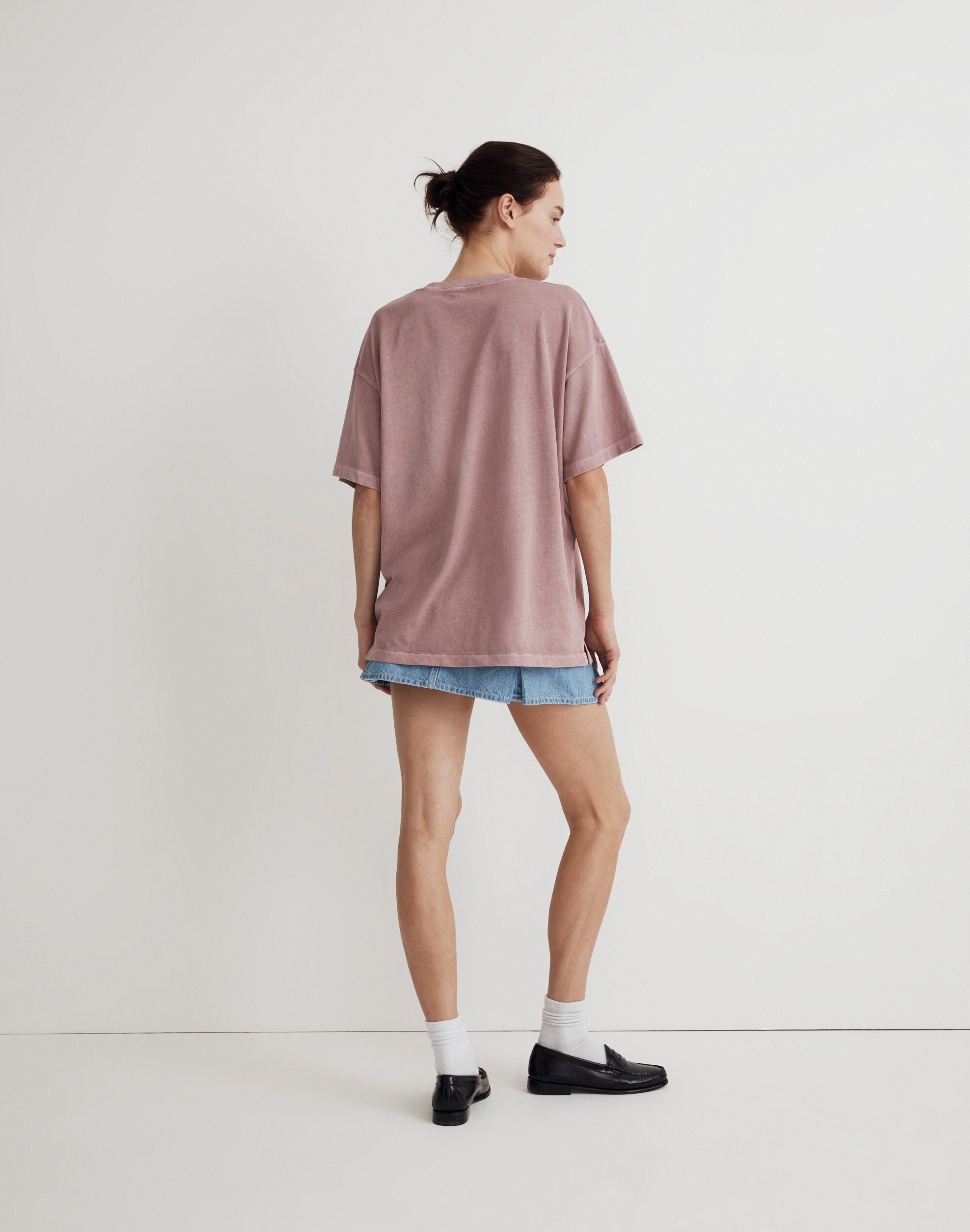 Garment-Dyed Oversized Pocket Tee