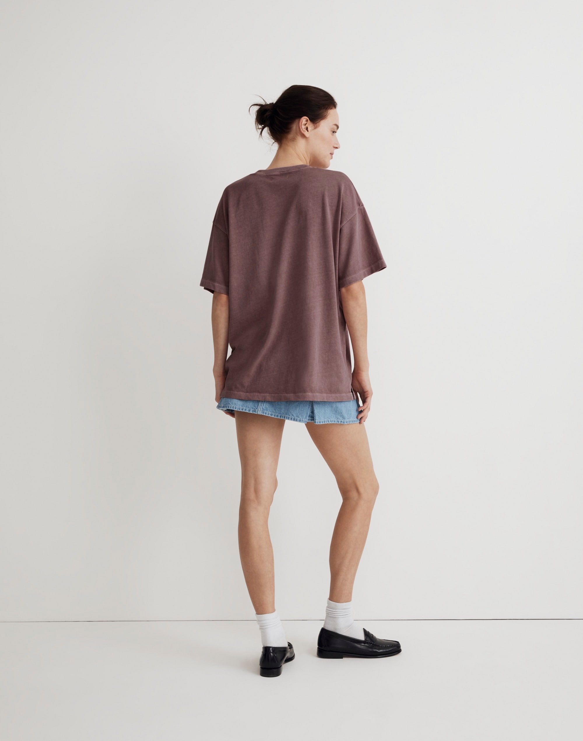 Garment-Dyed Oversized Pocket Tee