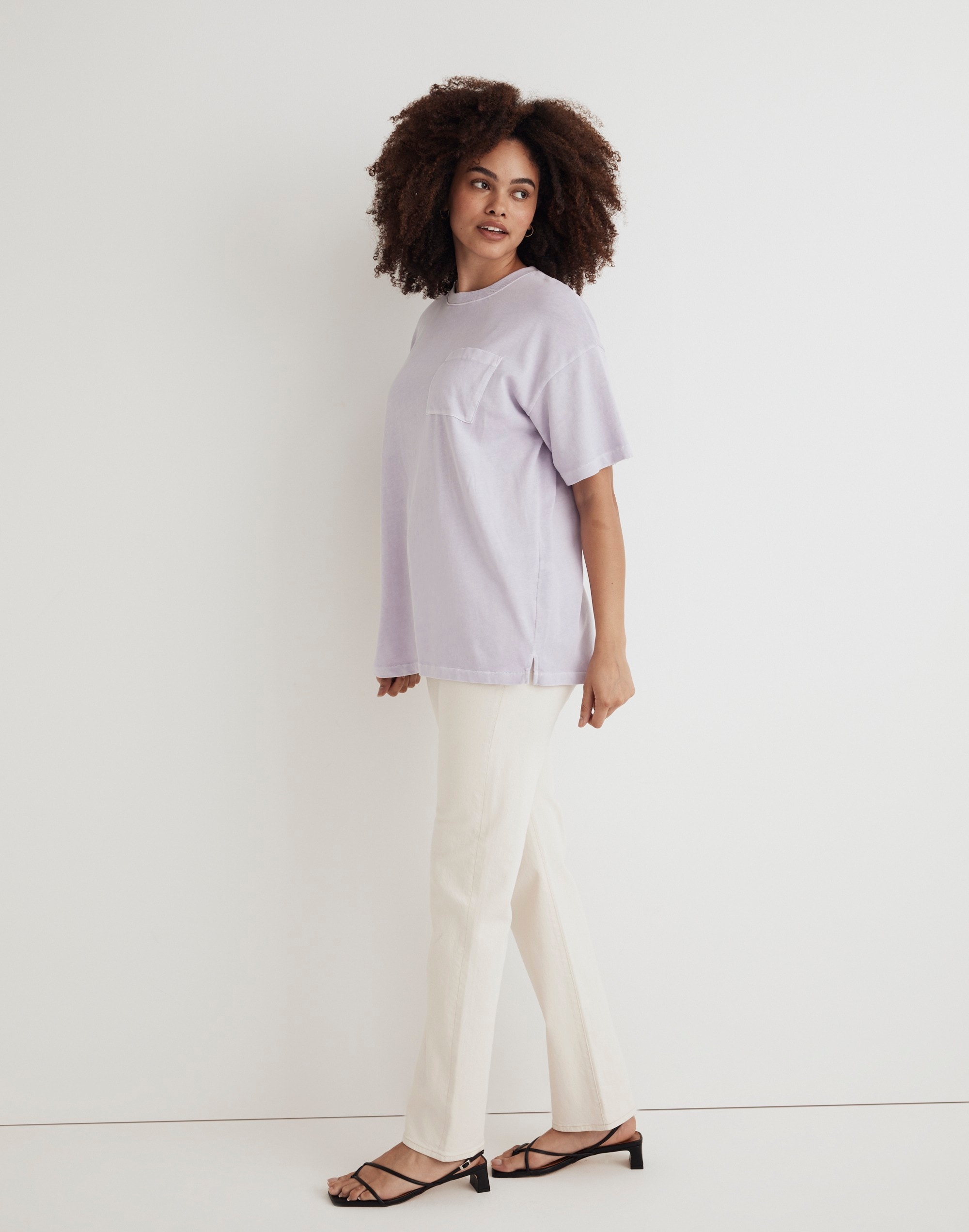 Garment-Dyed Oversized Pocket Tee