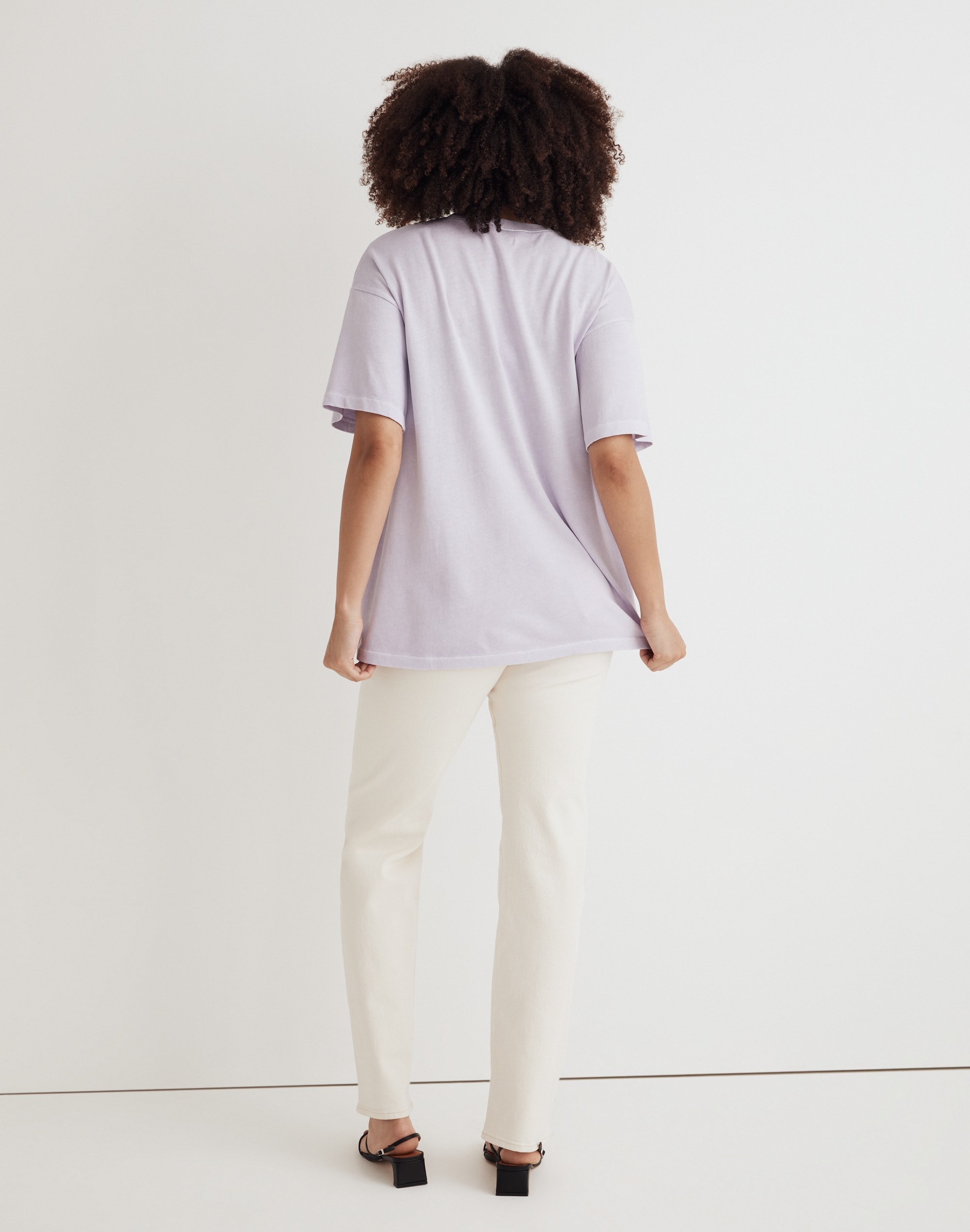 Garment-Dyed Oversized Pocket Tee