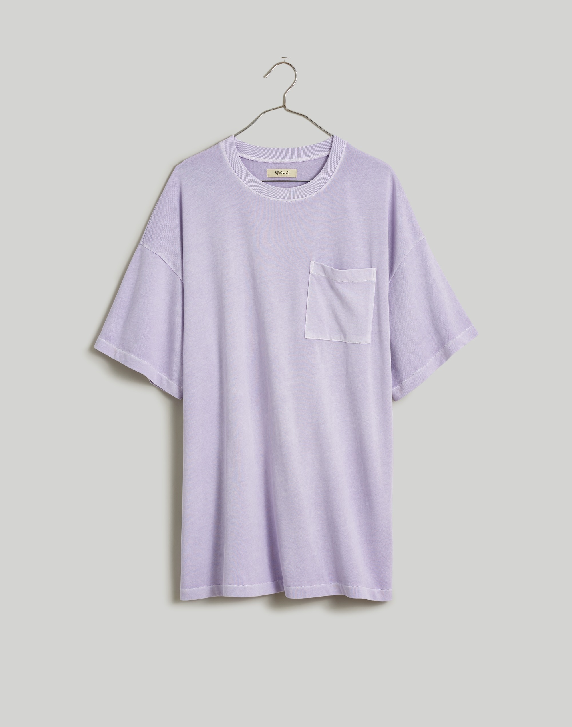 Garment-Dyed Oversized Pocket Tee