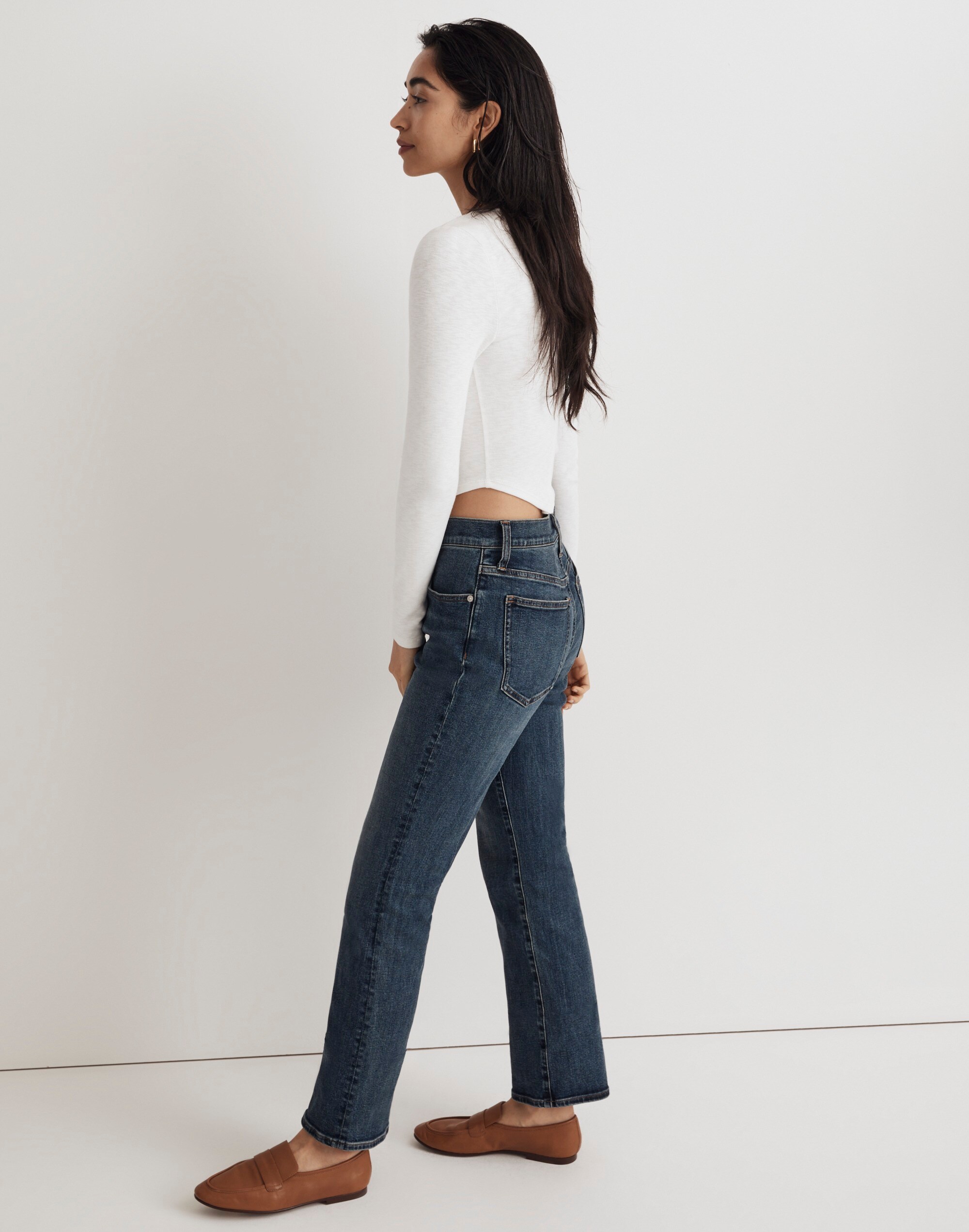 Split-Neck Long-Sleeve Tee