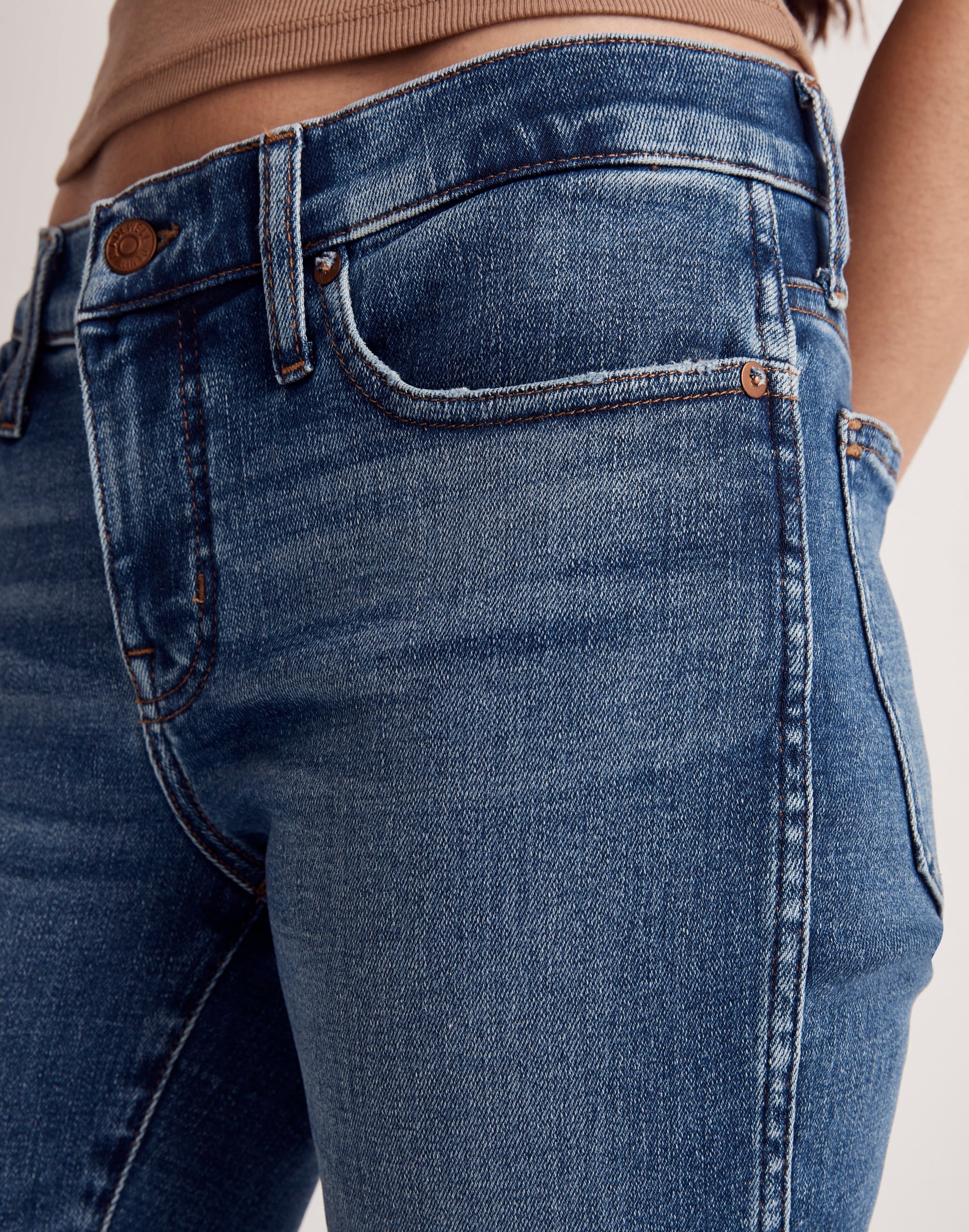 Low-Rise Stovepipe Jeans