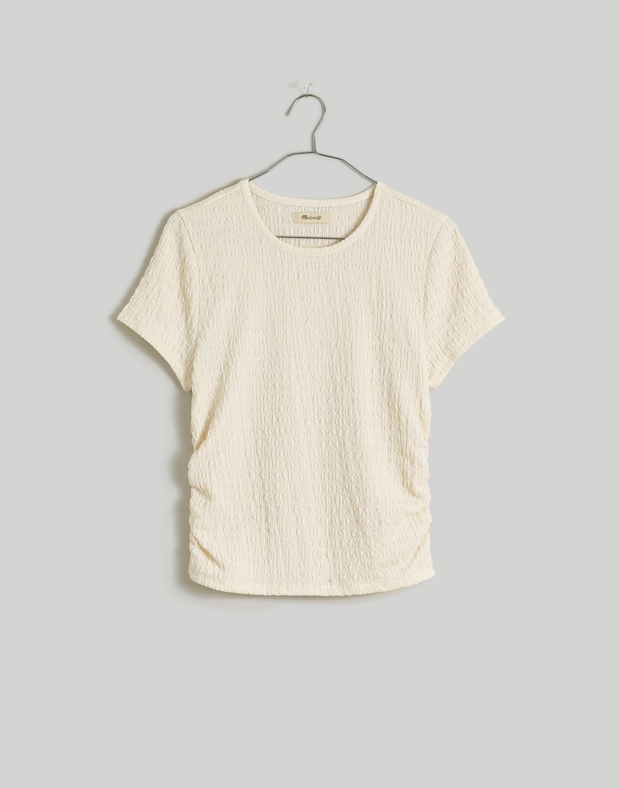 Ruched Crewneck Tee