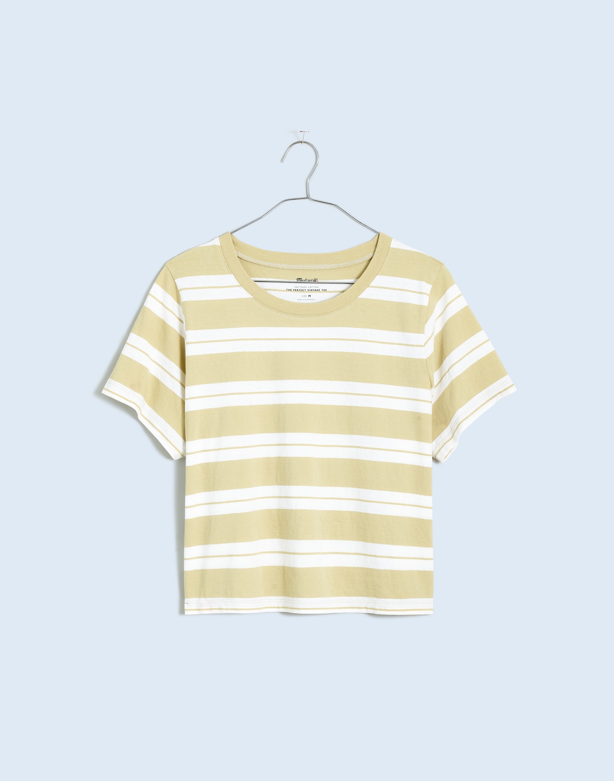 Softfade Cotton Boxy-Crop Tee
