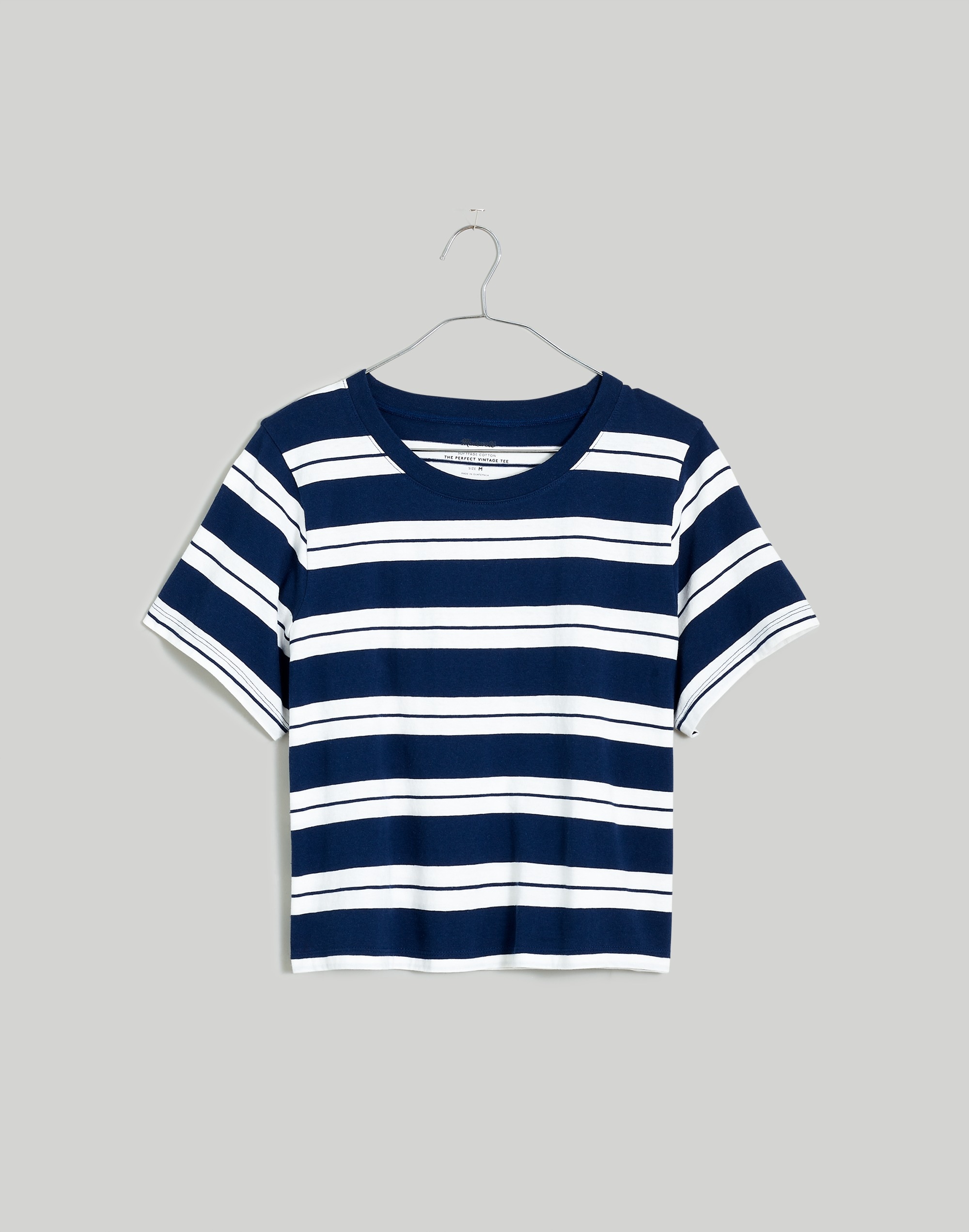 Softfade Cotton Boxy-Crop Tee