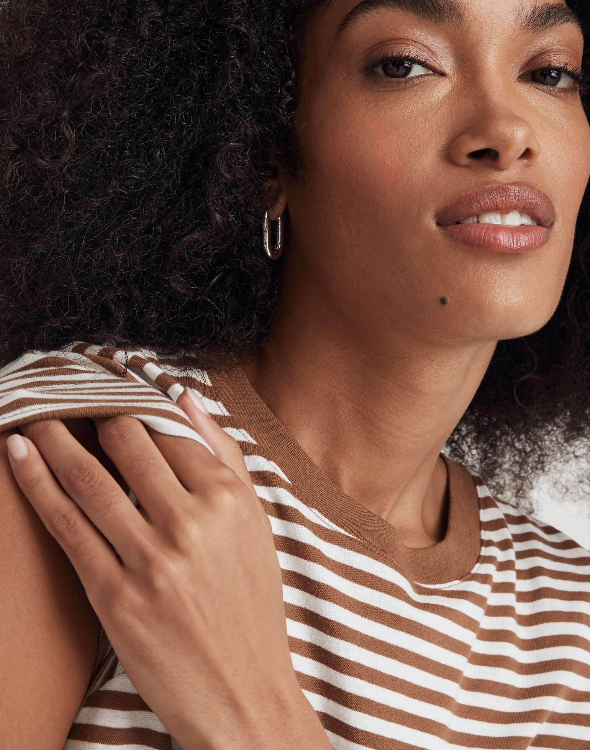 Softfade Cotton Boxy-Crop Tee