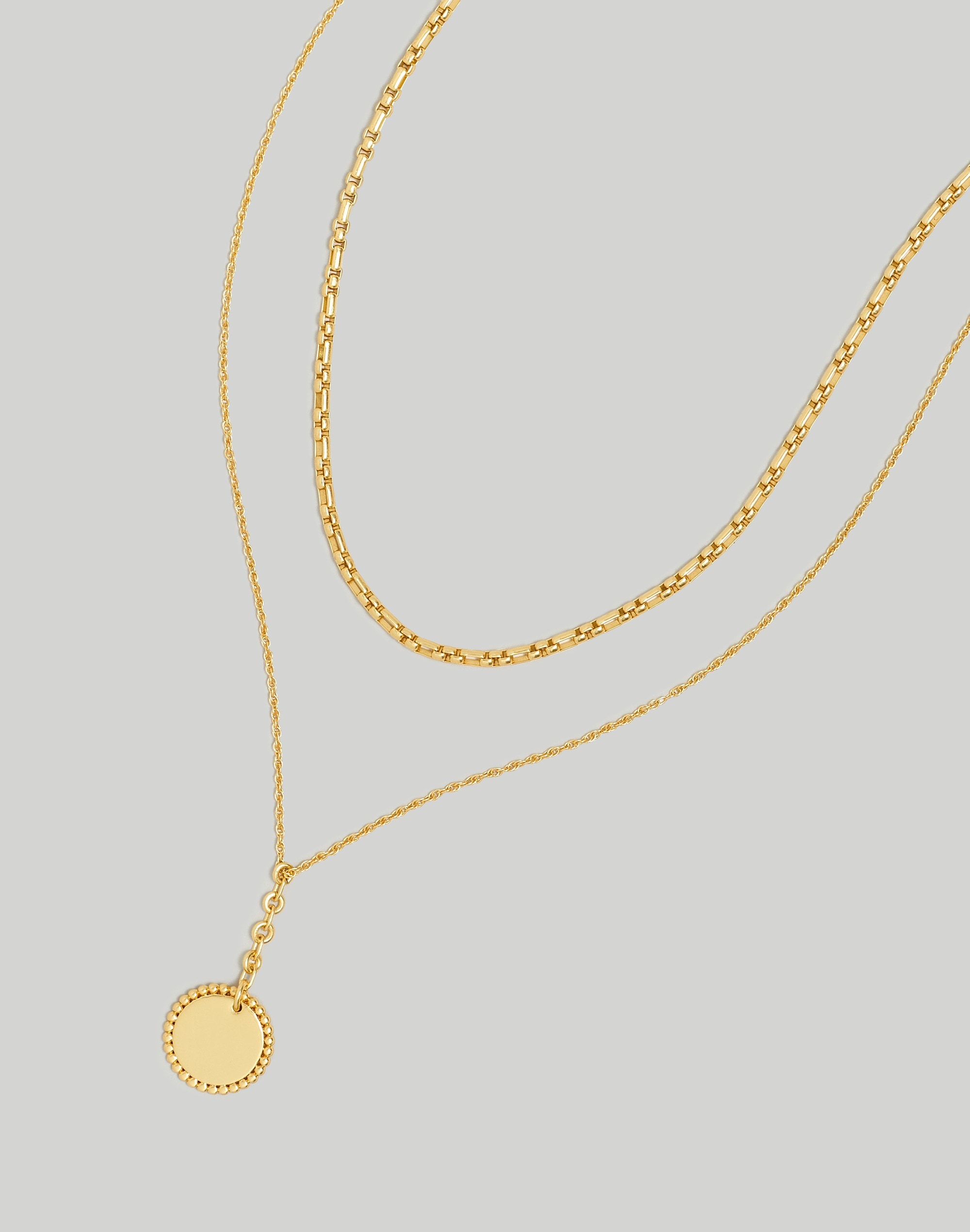 2-Piece Lariat Necklace Set